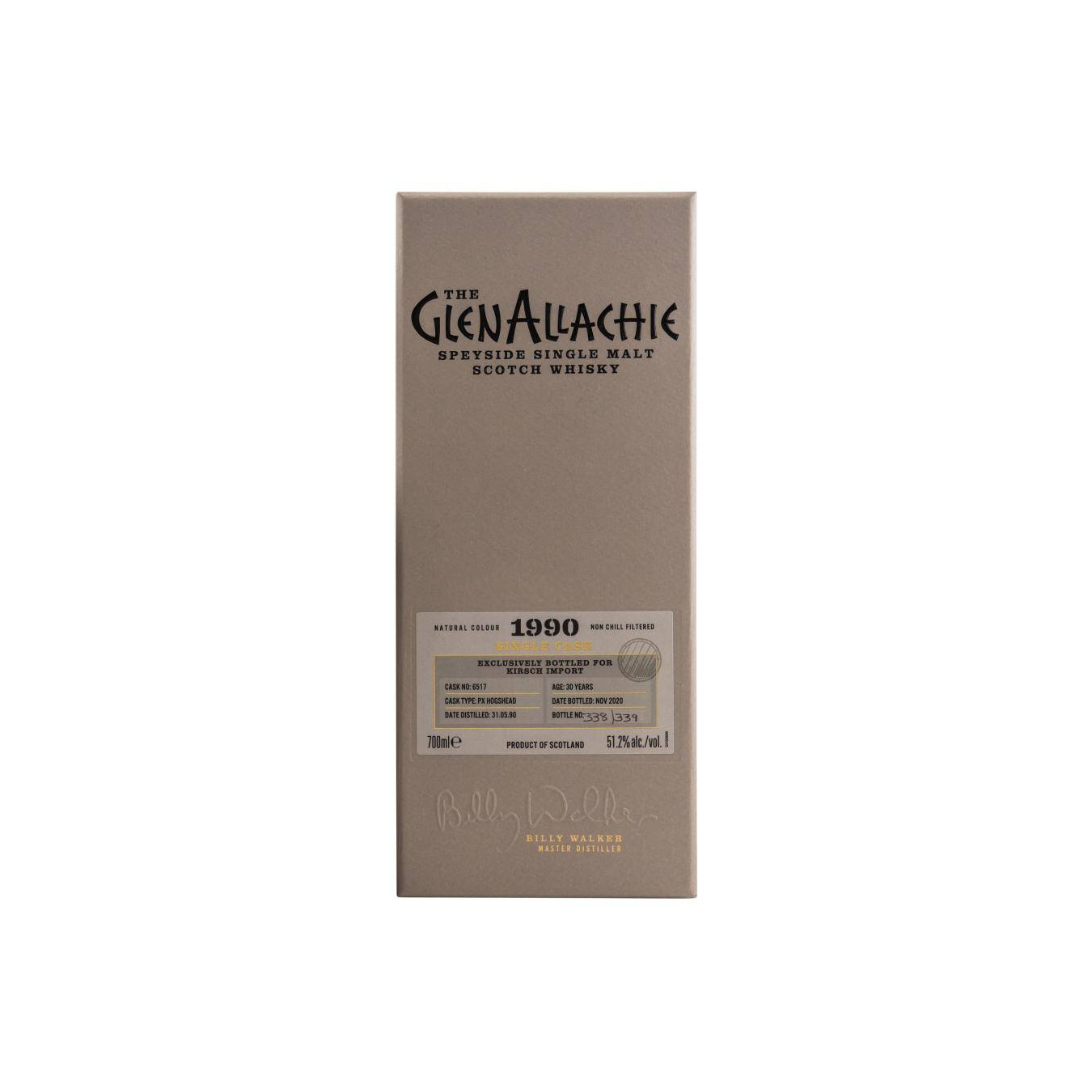 The GlenAllachie 1990 30 Years Single Malt Whisky 3
