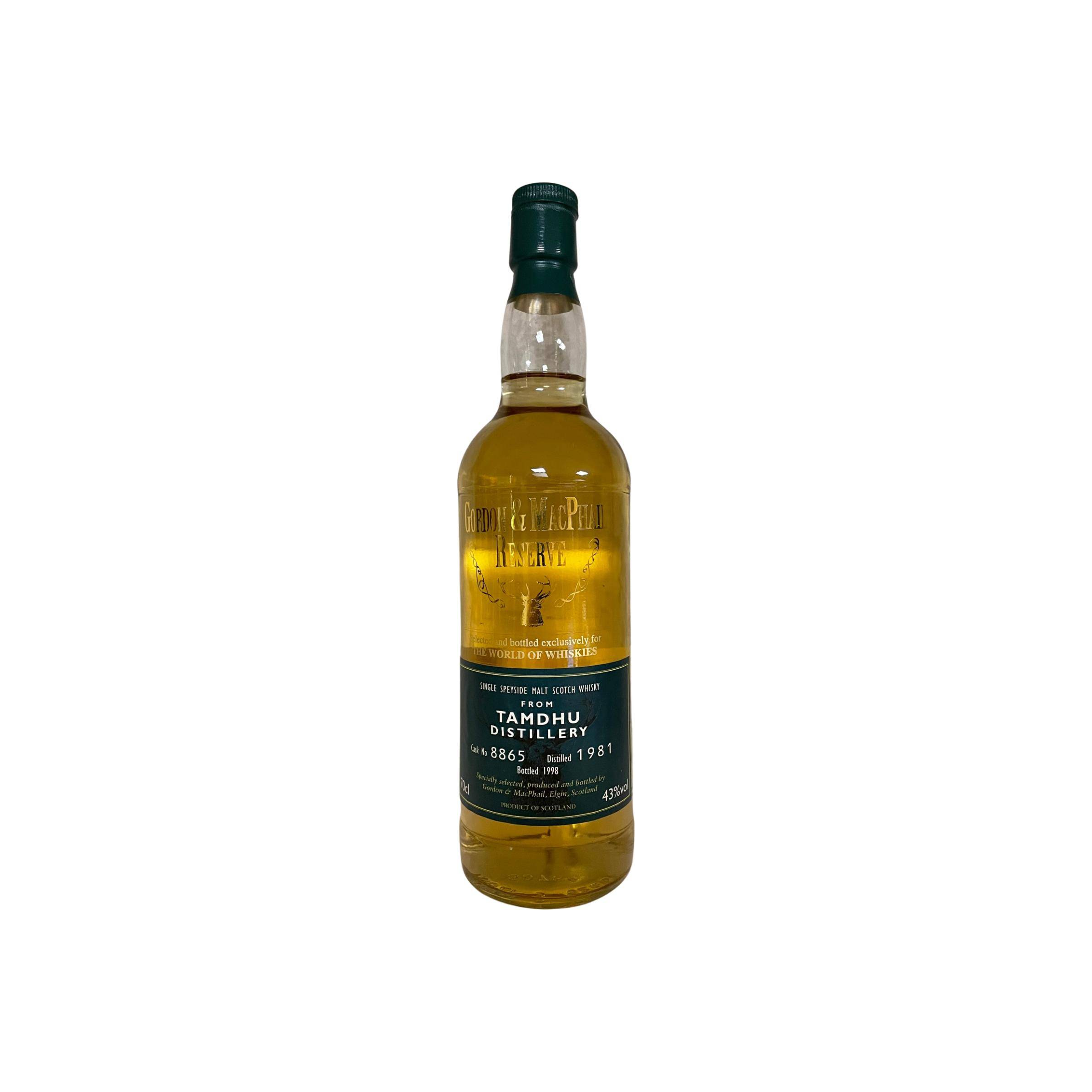 Tamdhu Reserve 1981 17 Years Single Malt Whisky