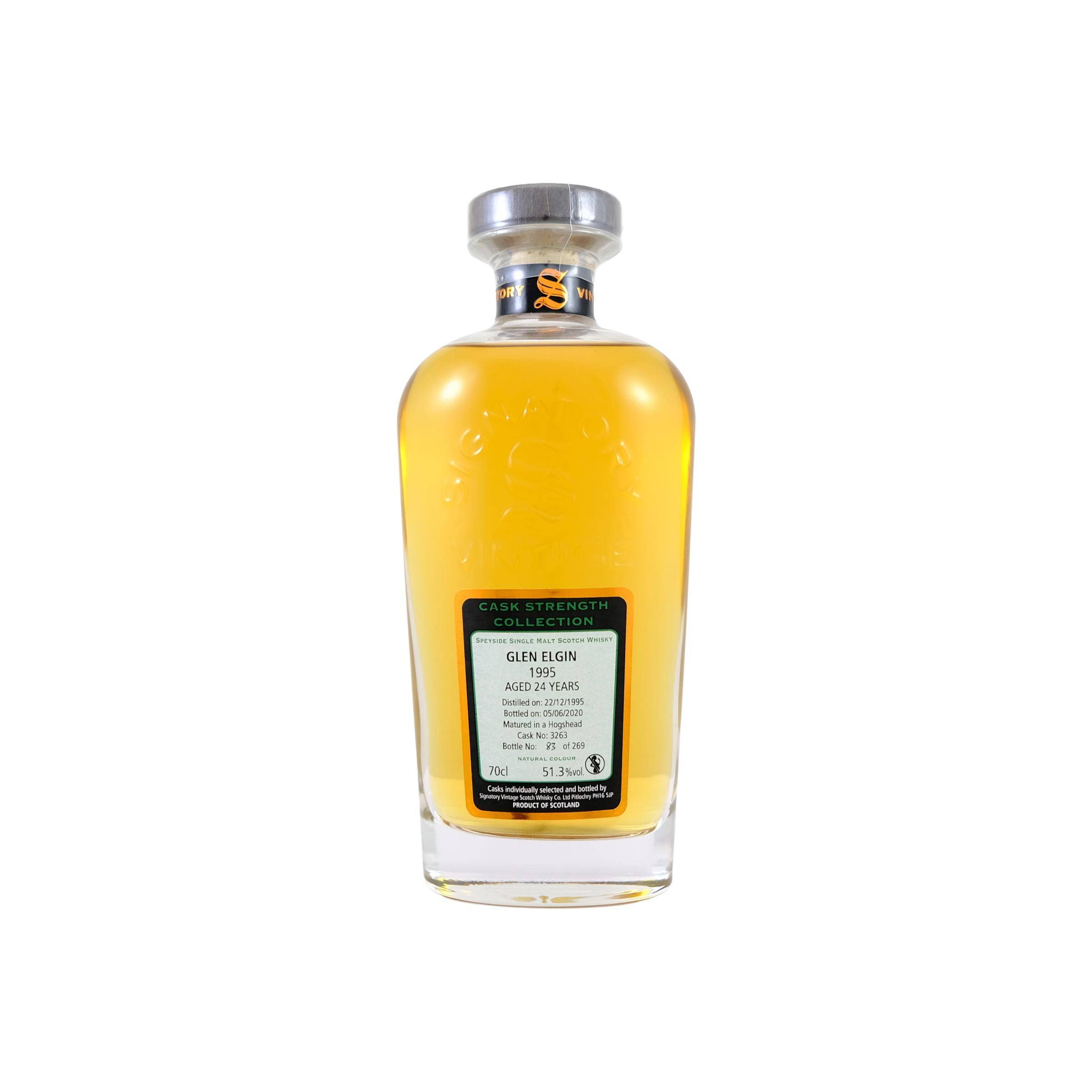 Glen Elgin Cask Strength Collection 1995 24 Years Single Malt Whisky