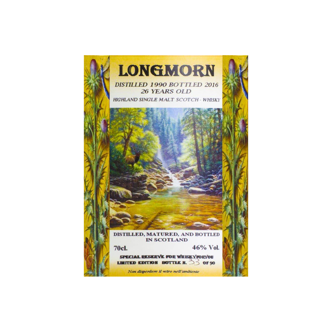 Longmorn 1990 26 Years Single Malt Whisky 3