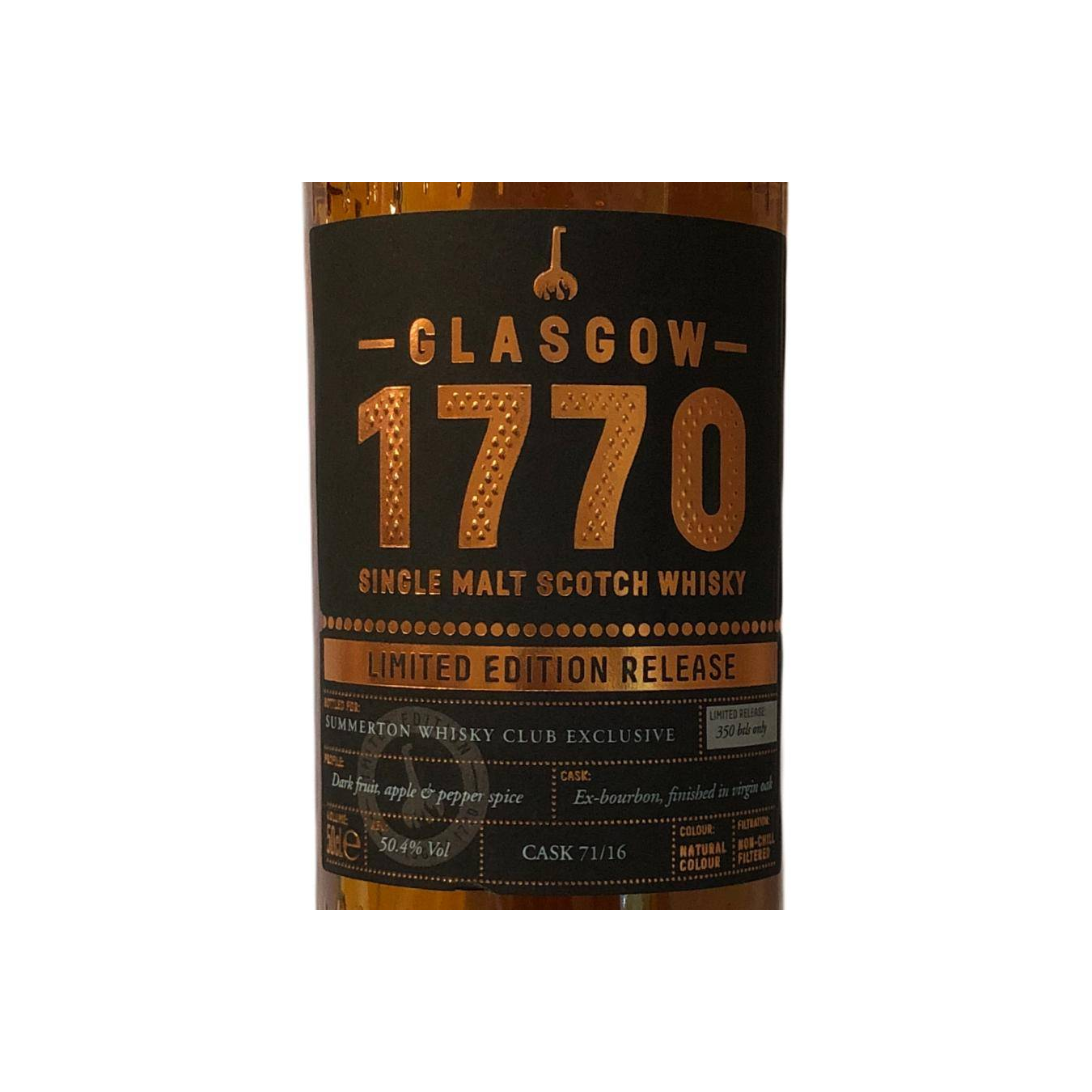 1770 2016 - Glasgow Single Malt 2
