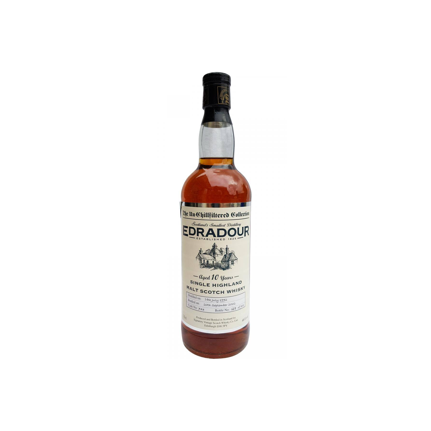 Edradour The Un-Chillfiltered Collection 1992 10 Years Single Malt Whisky
