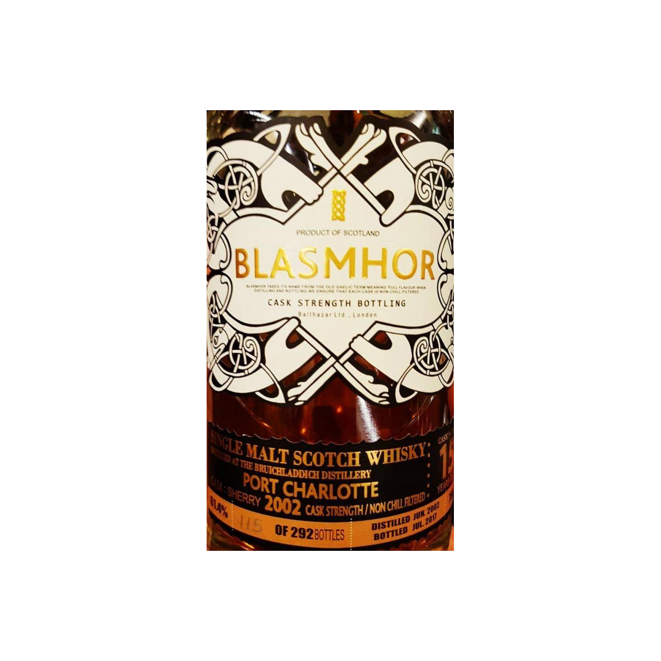 Bruichladdich 2002 15 Years Single Malt Whisky