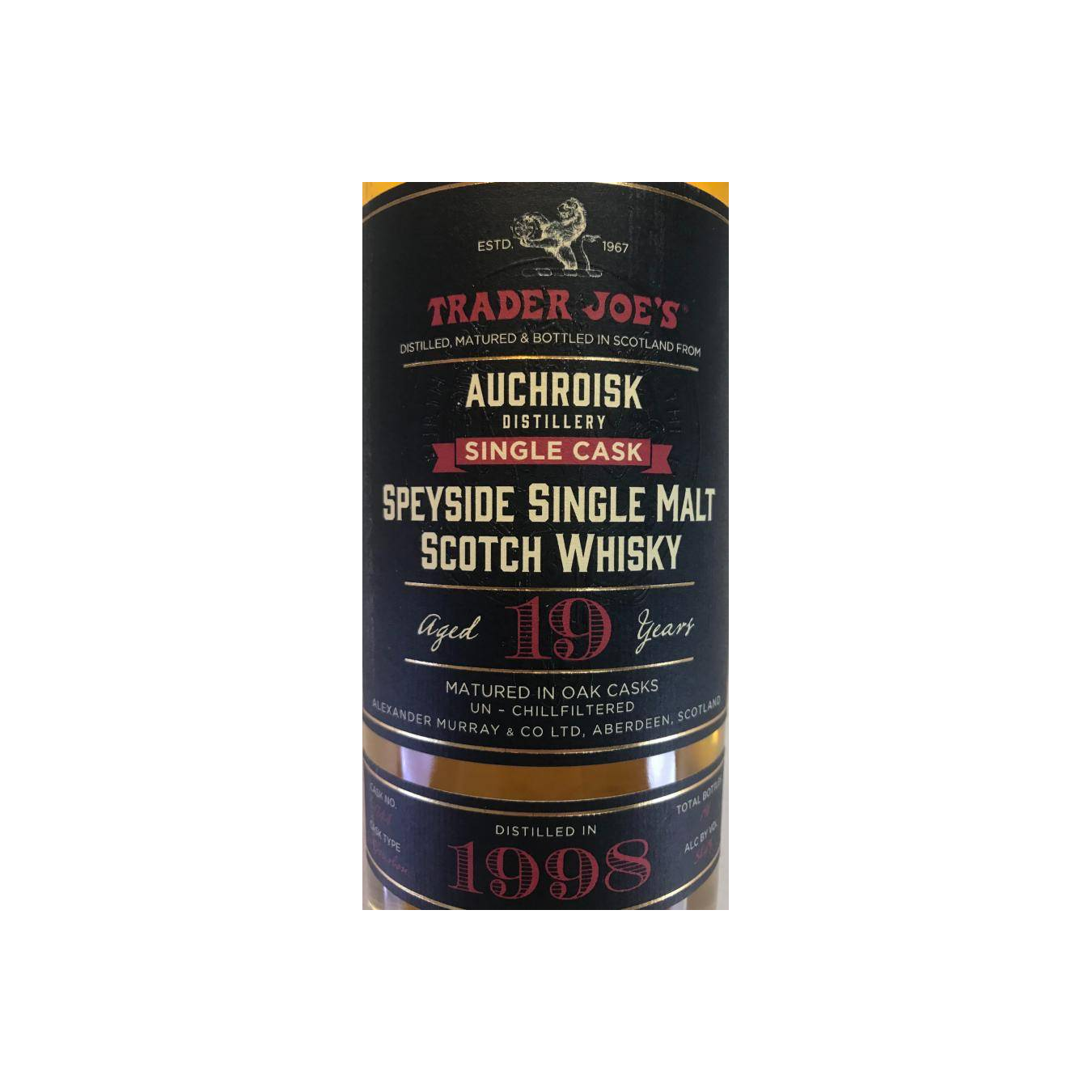 Auchroisk 1998 19 Years Single Malt Whisky 2