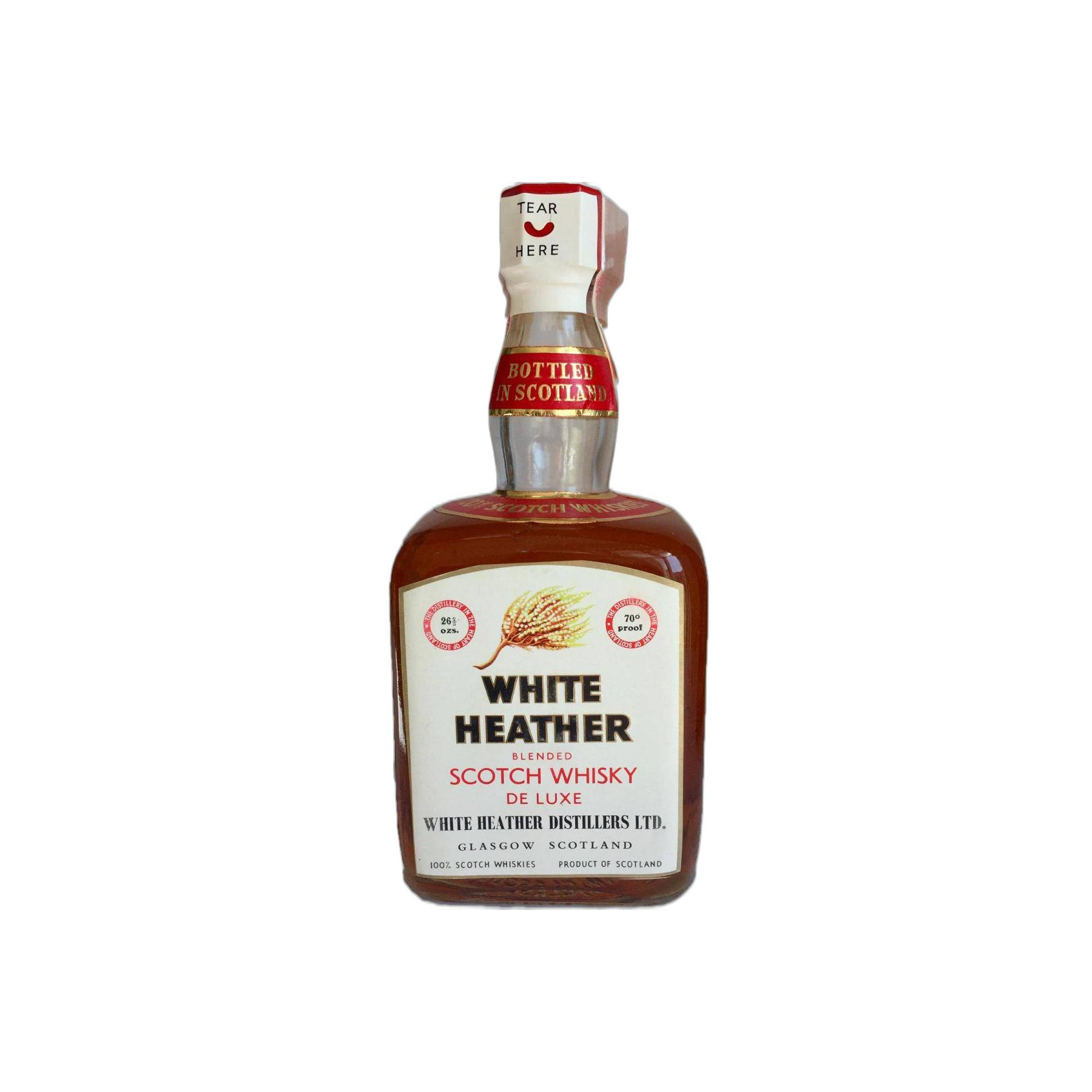 White Heather Blended Scotch Whisky De Luxe