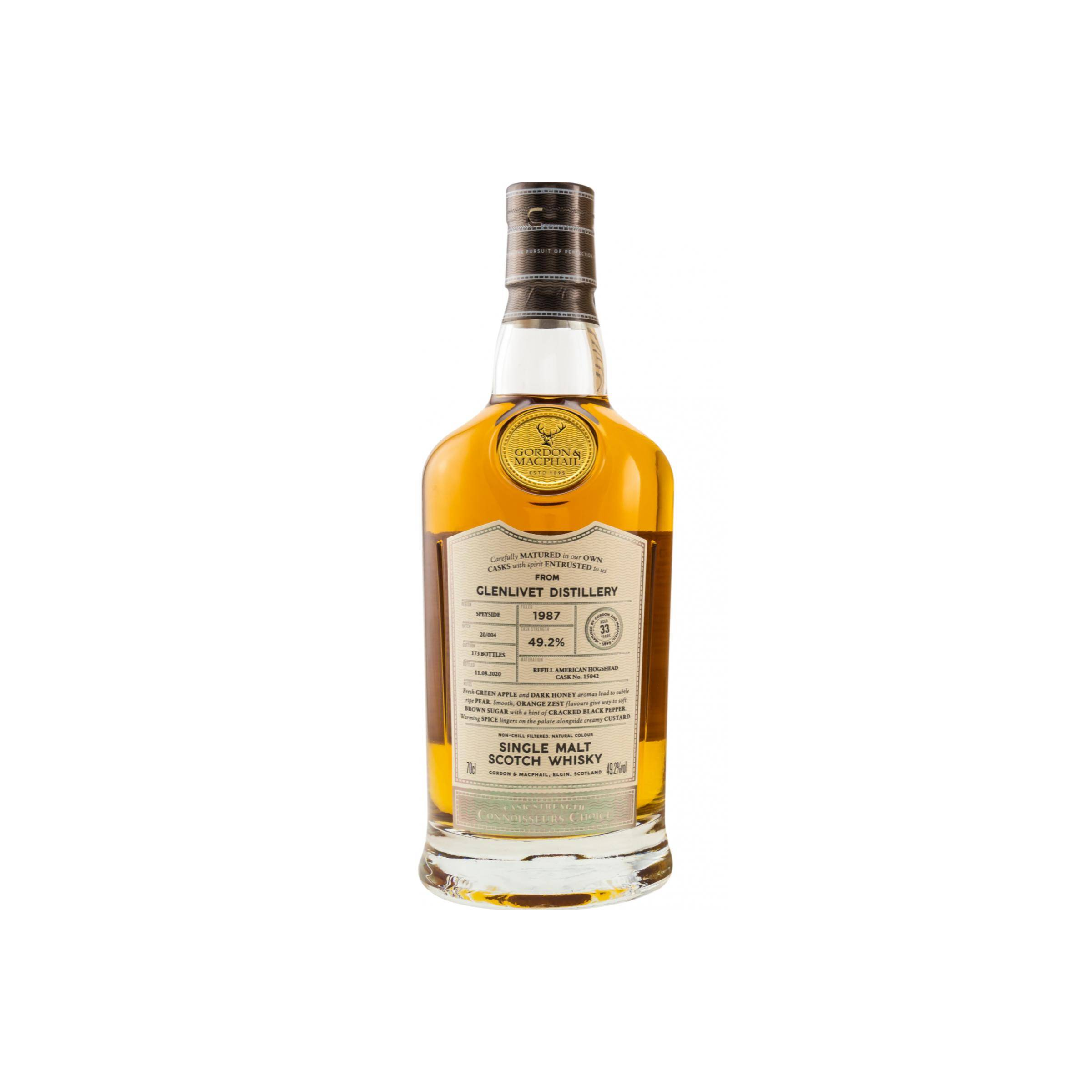 The Glenlivet Connoisseurs Choice - Cask Strength 1987 33 Years Single Malt Whisky