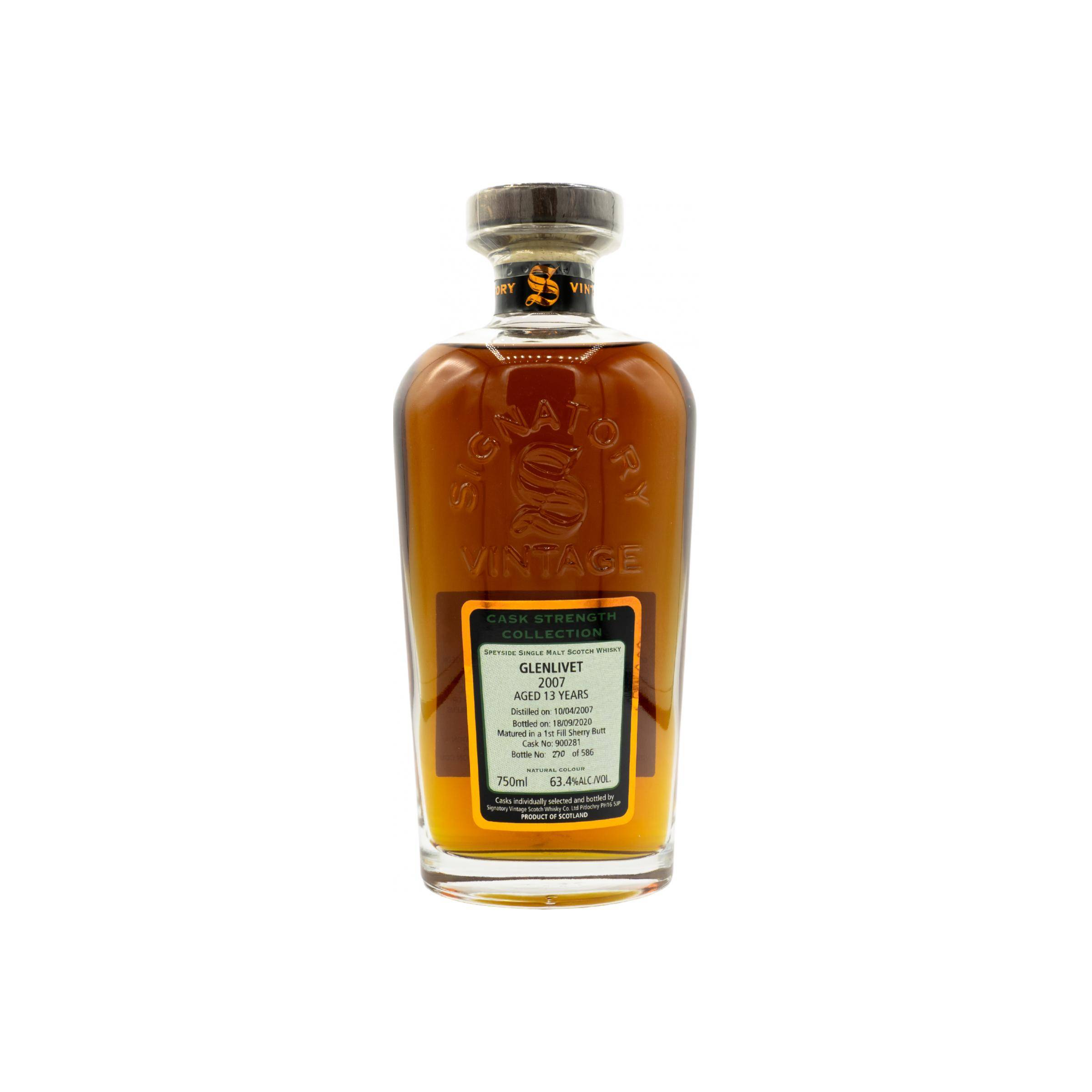 The Glenlivet Cask Strength Collection 2007 13 Years Single Malt Whisky