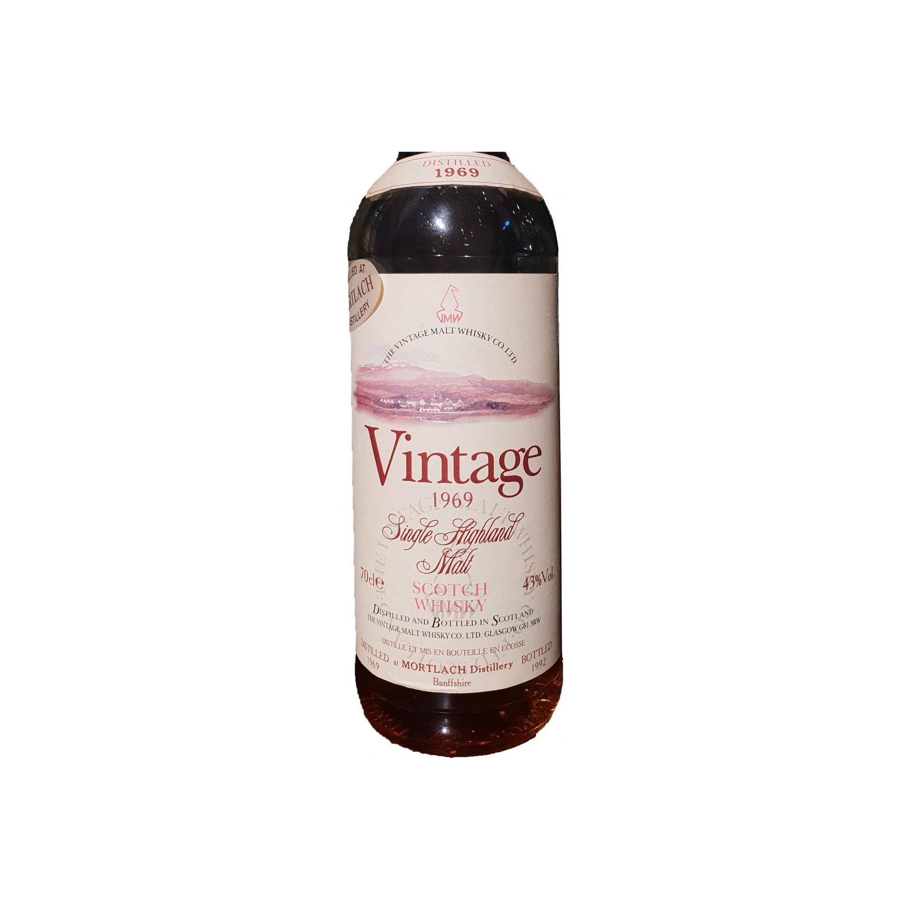 Mortlach 1969 23 Years Single Malt Whisky