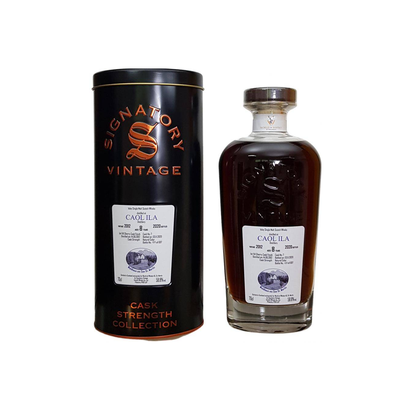 Caol Ila Cask Strength Collection 2012 8 Years Single Malt Whisky 2
