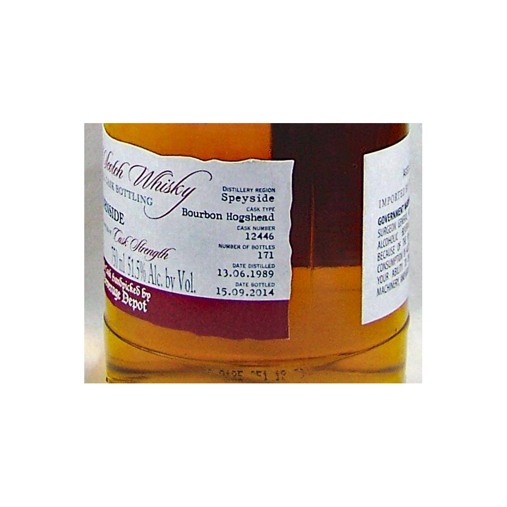 A.D. Rattray Individual Cask Bottling 1989 25 Years Single Malt Whisky 3