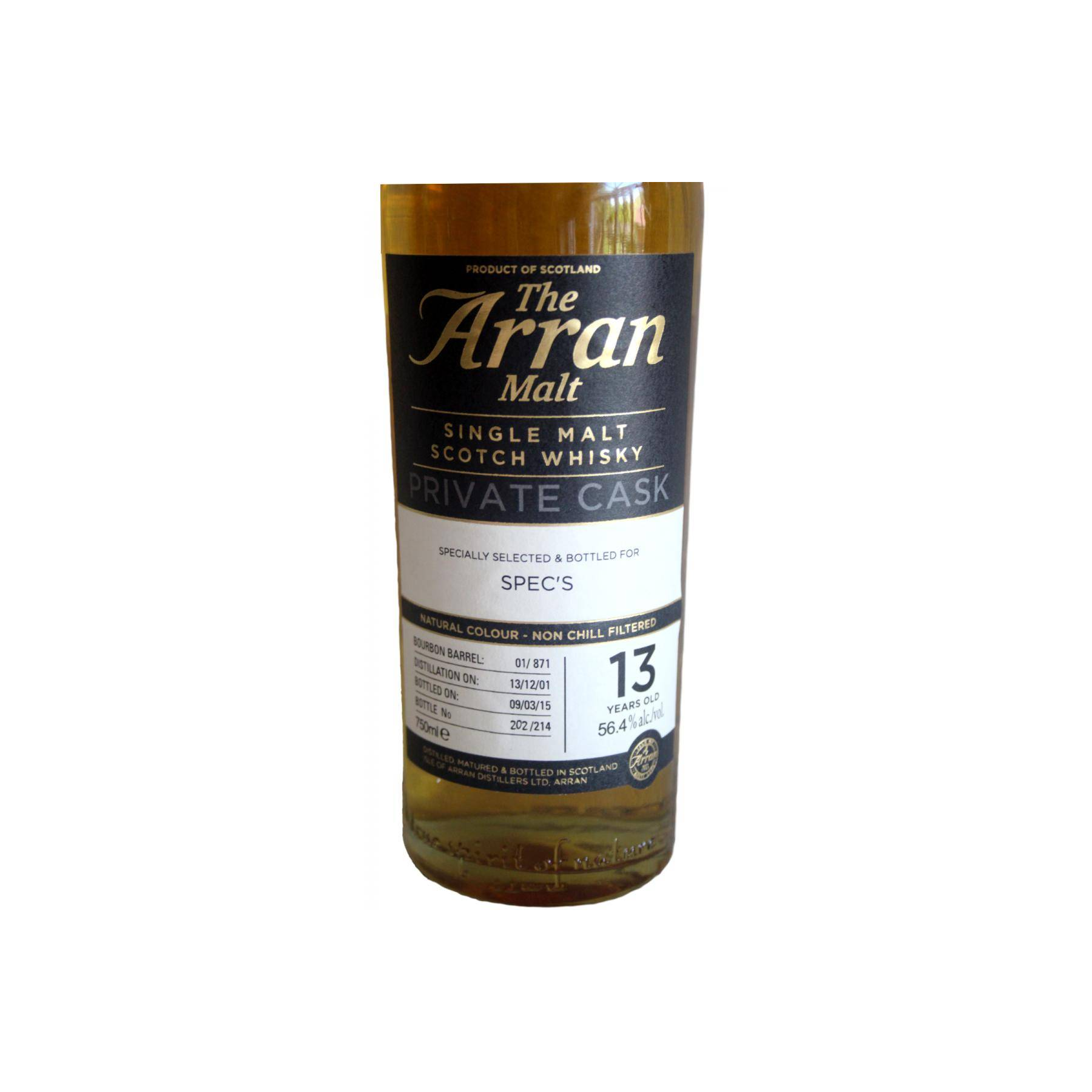 Arran Private Cask 2001 13 Years Single Malt Whisky 3