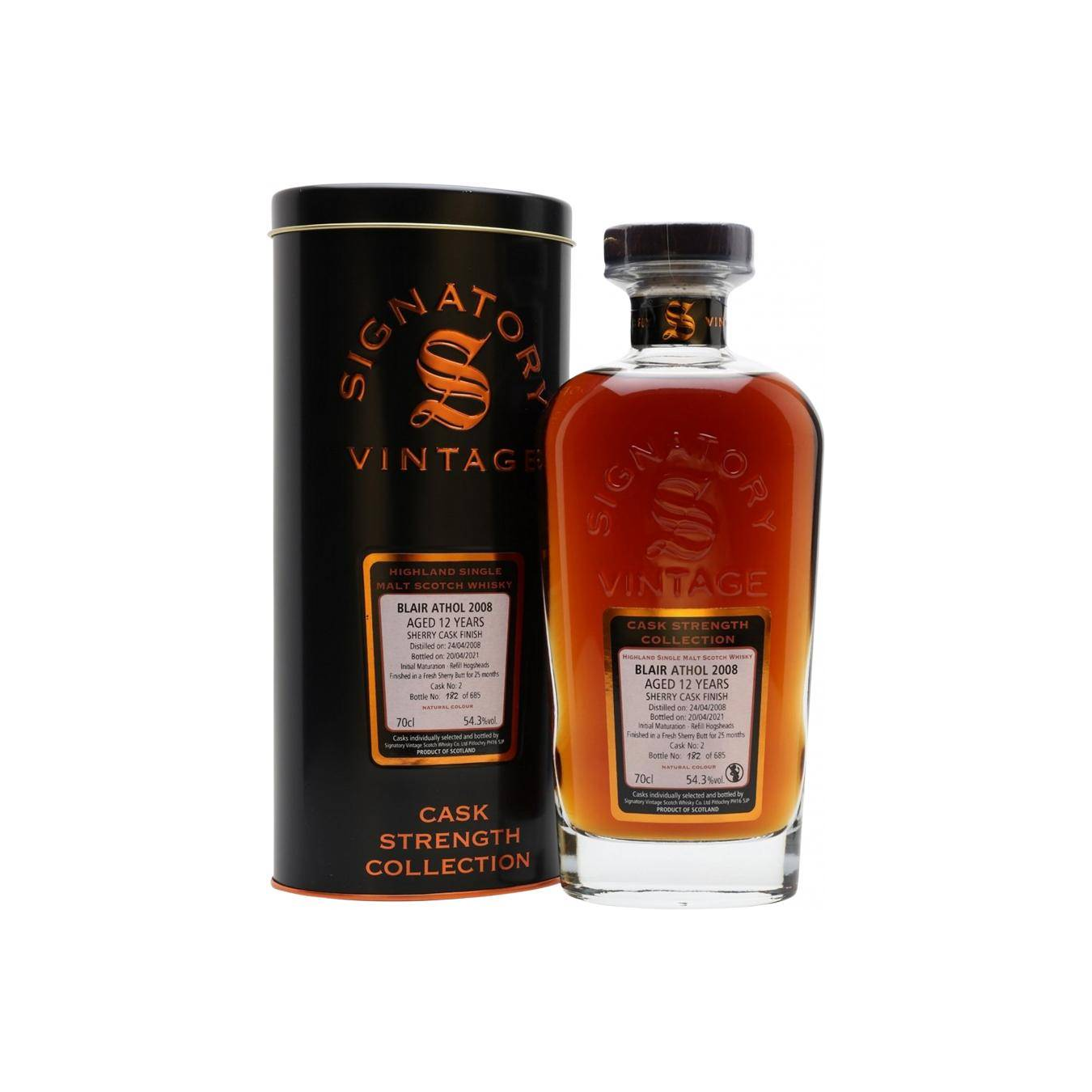 Blair Athol Cask Strength Collection 2008 12 Years Single Malt Whisky 2