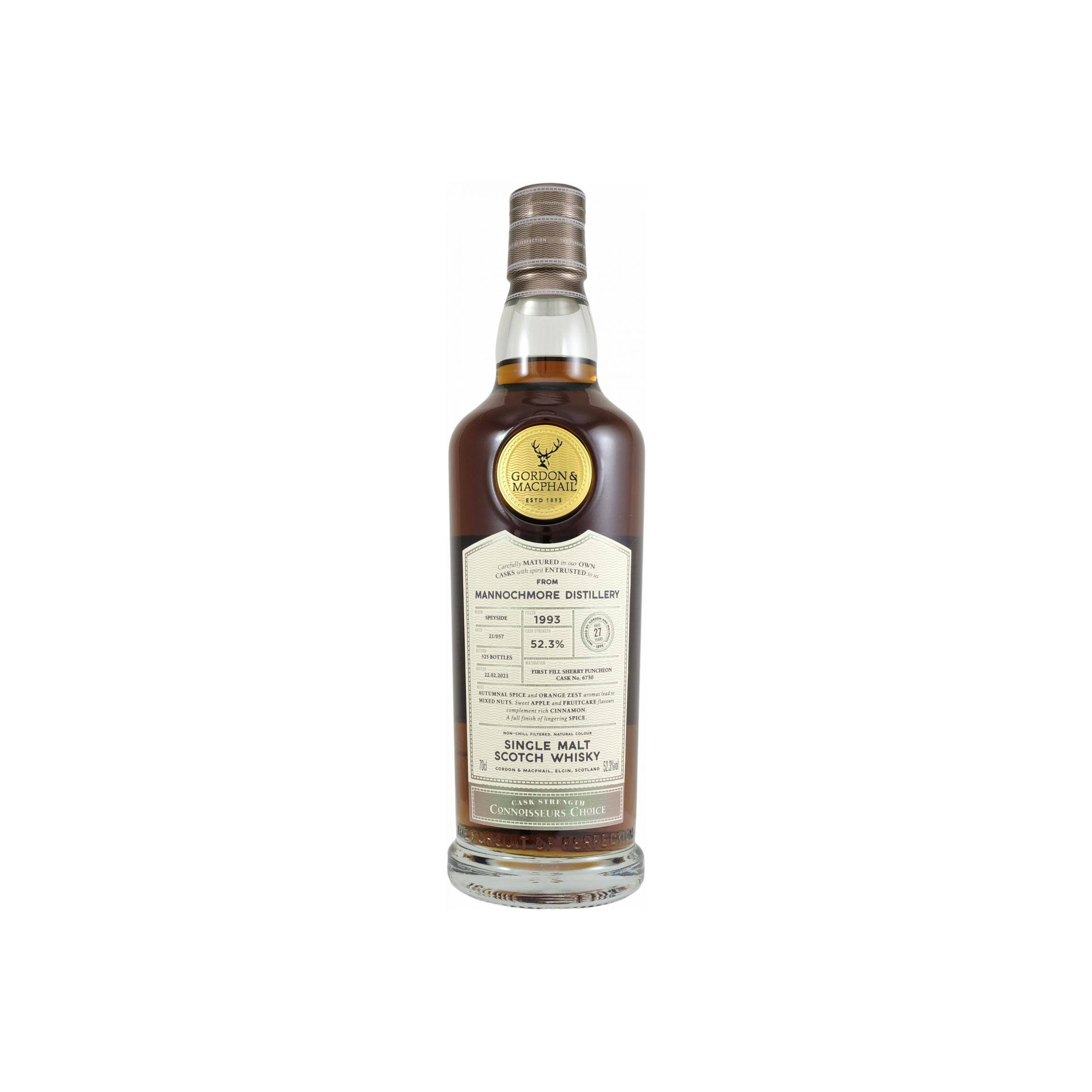Mannochmore Connoisseurs Choice - Cask Strength 1993 27 Years Single Malt Whisky