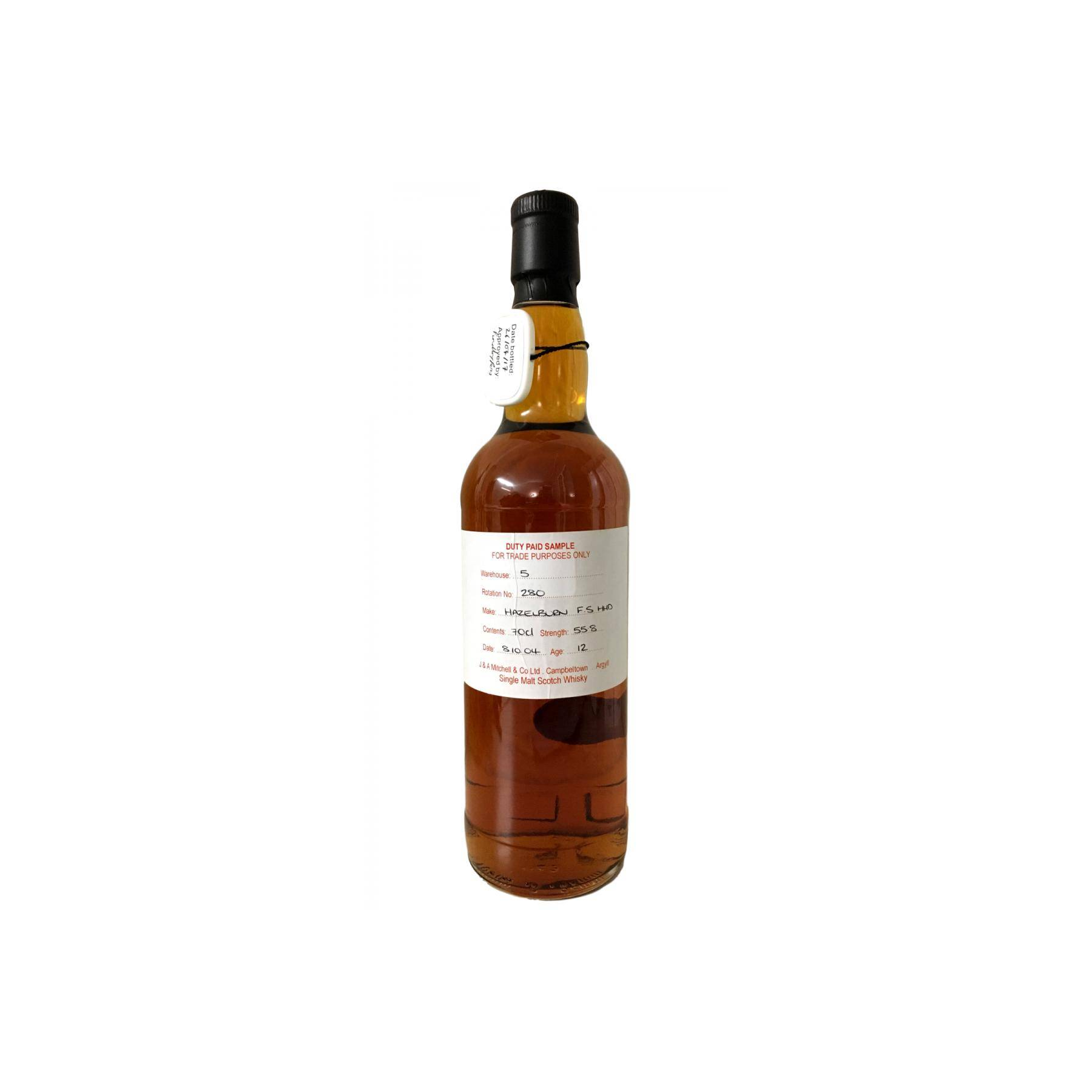 Hazelburn Duty Paid Sample - For Trade Purposes Only 2004 12 Years Single Malt Whisky