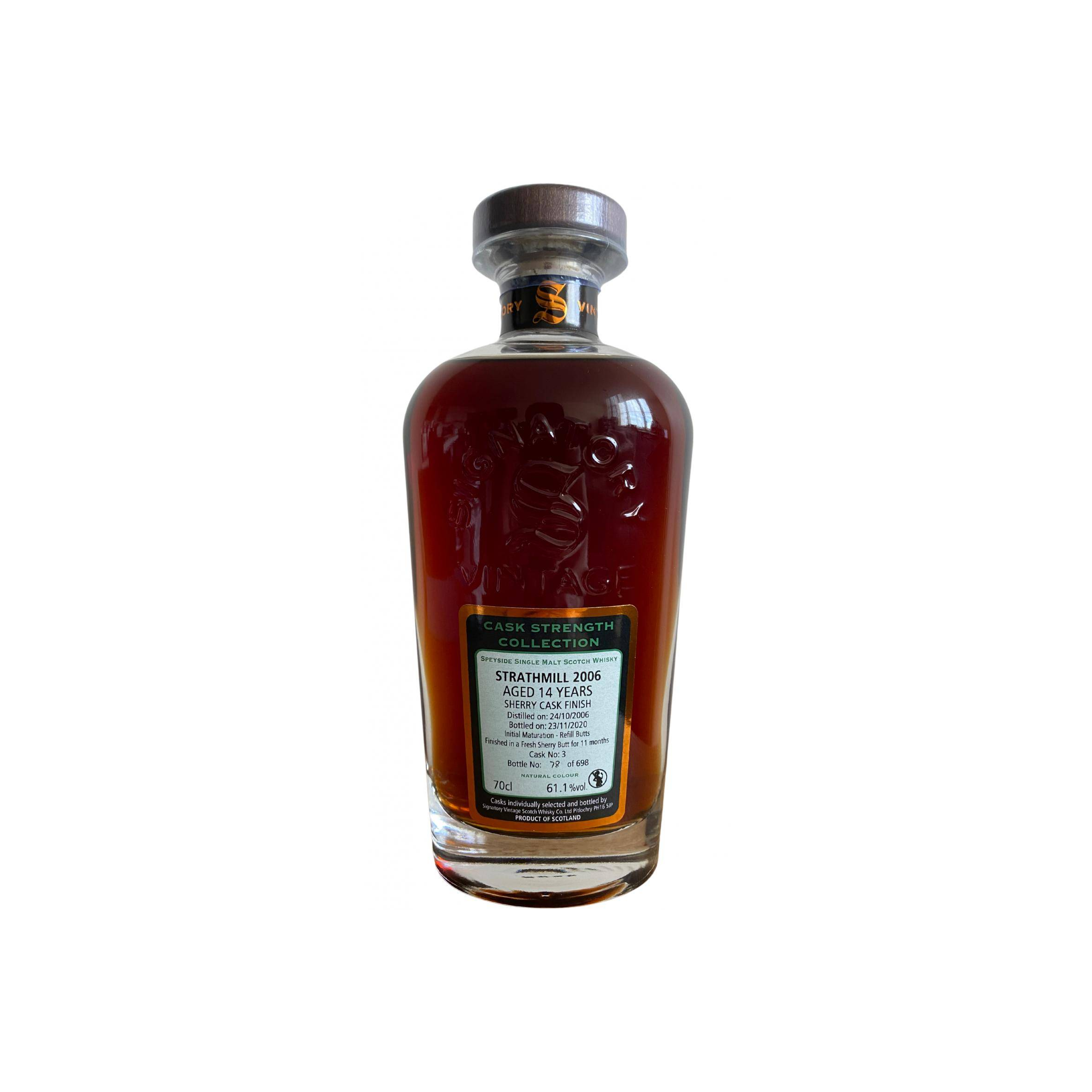Strathmill Cask Strength Collection 2006 14 Years Single Malt Whisky