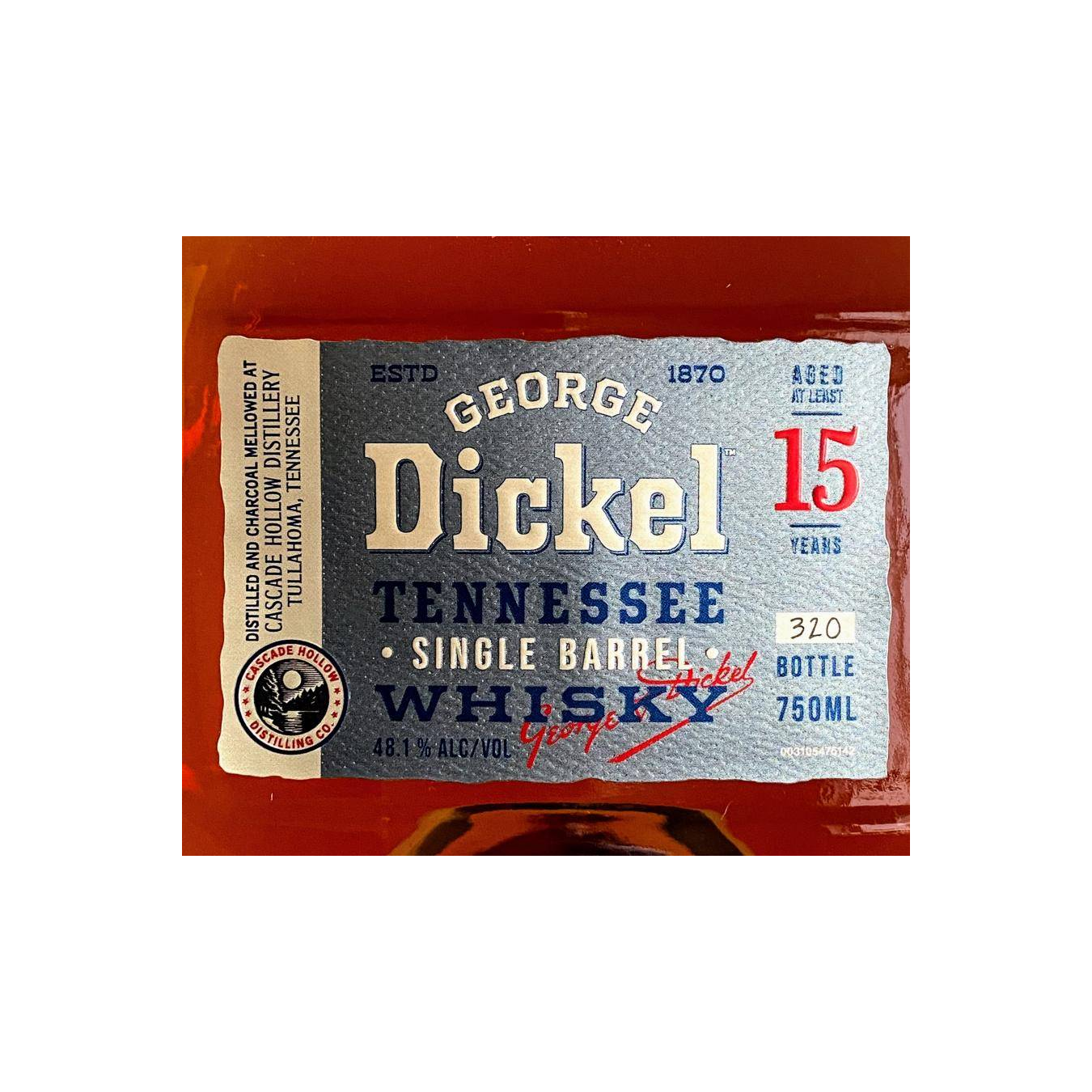 George Dickel 15 Years Bourbon Whisky 2