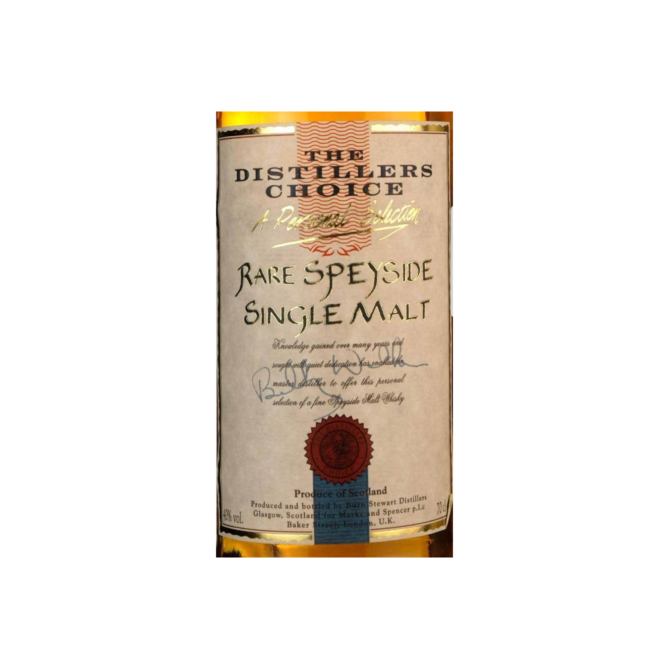 The Distillers Choice Rare Speyside Single Malt BSD