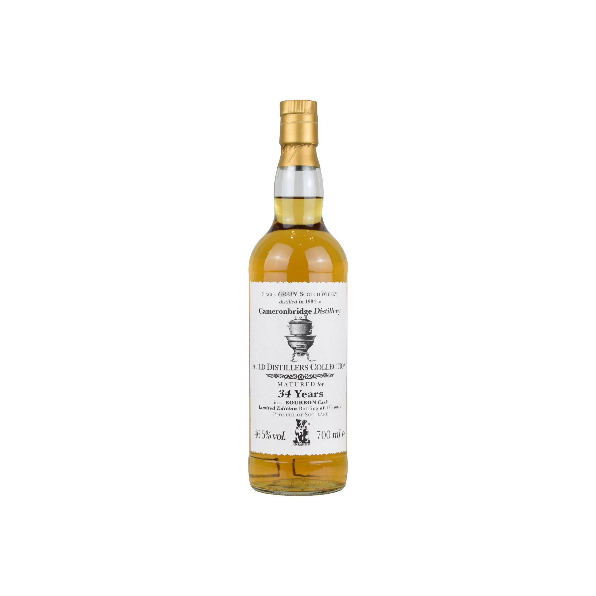 Cameronbridge 1984 34 Years Single Grain Whisky