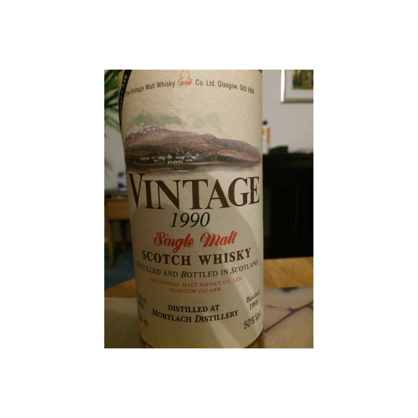 Mortlach 1990 8 Years Single Malt Whisky