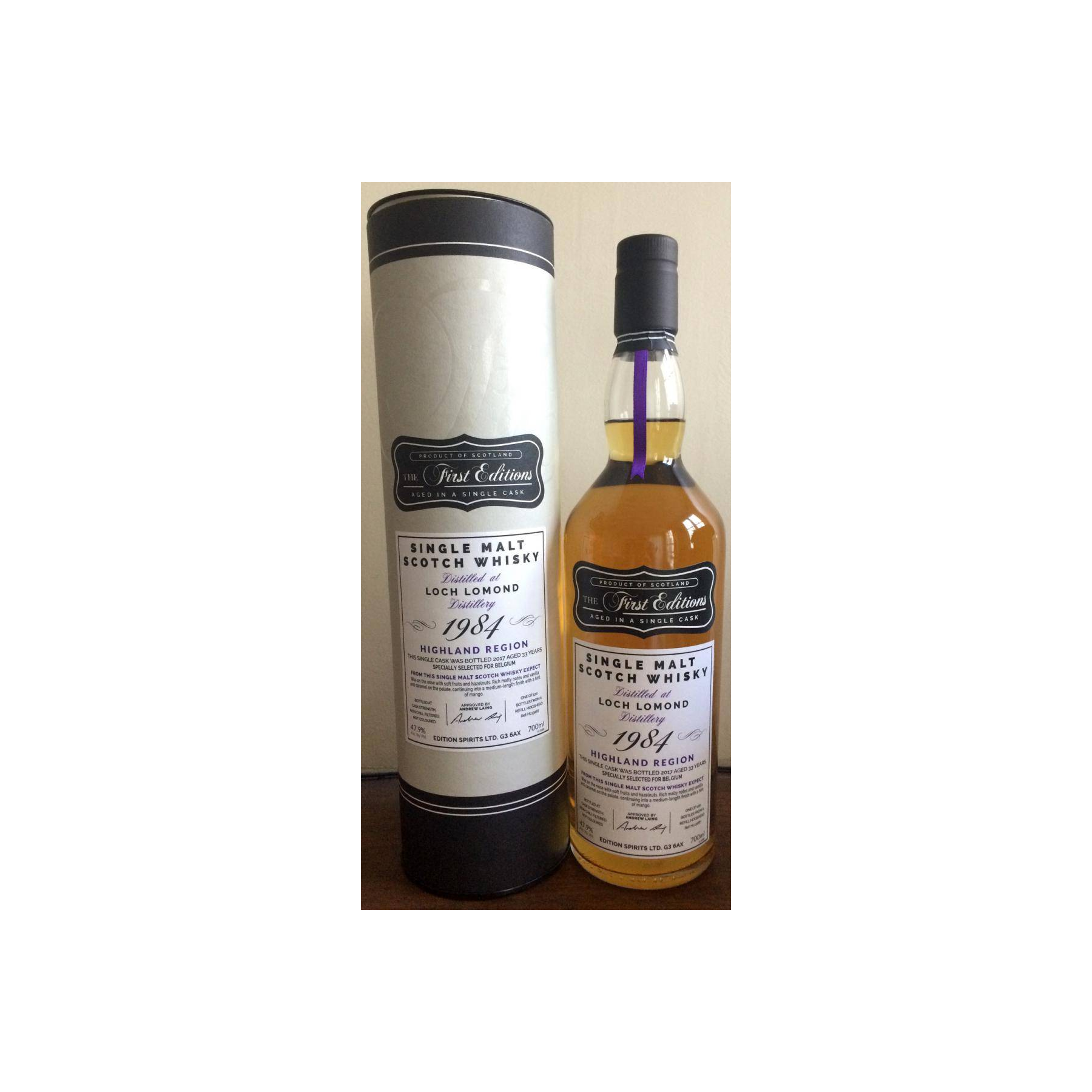 Loch Lomond The First Editions 1984 33 Years Single Malt Whisky 3