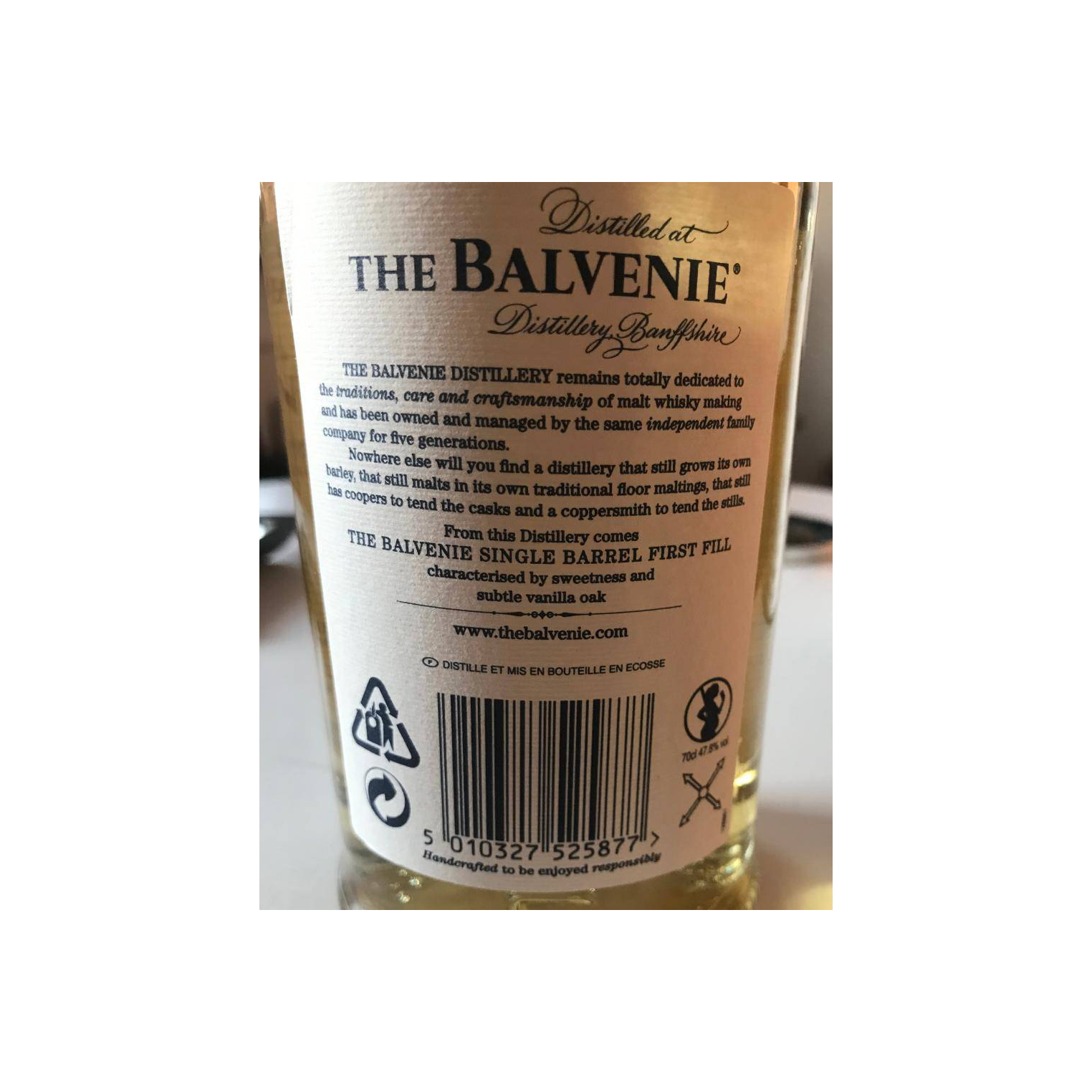 The Balvenie Single Cask 12 Years Single Malt Whisky 2