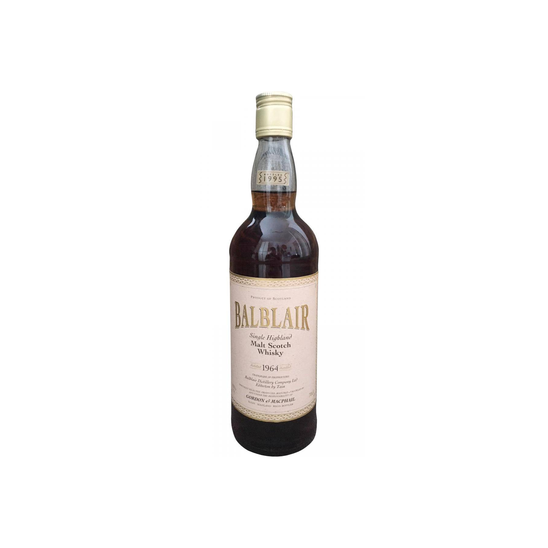 Balblair Licensed Bottling 1964 31 Years Single Malt Whisky