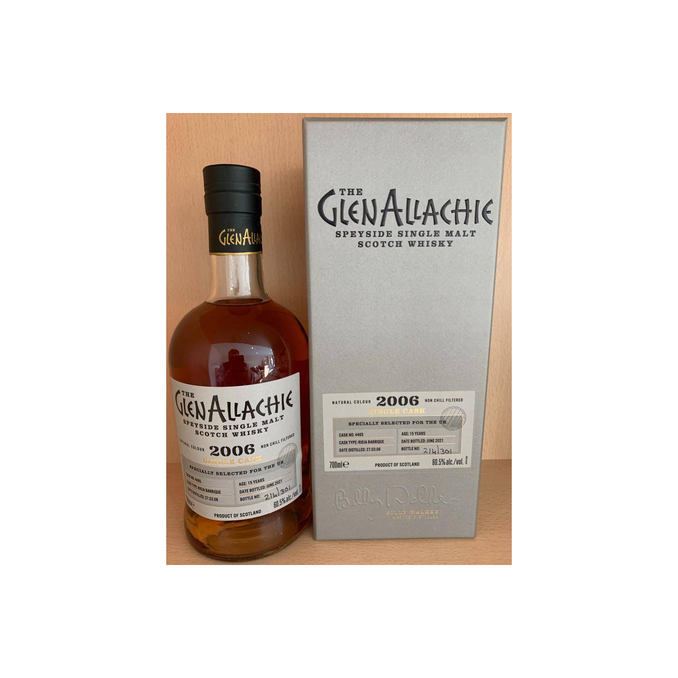 The GlenAllachie Single Cask 2006 15 Years Single Malt Whisky 2