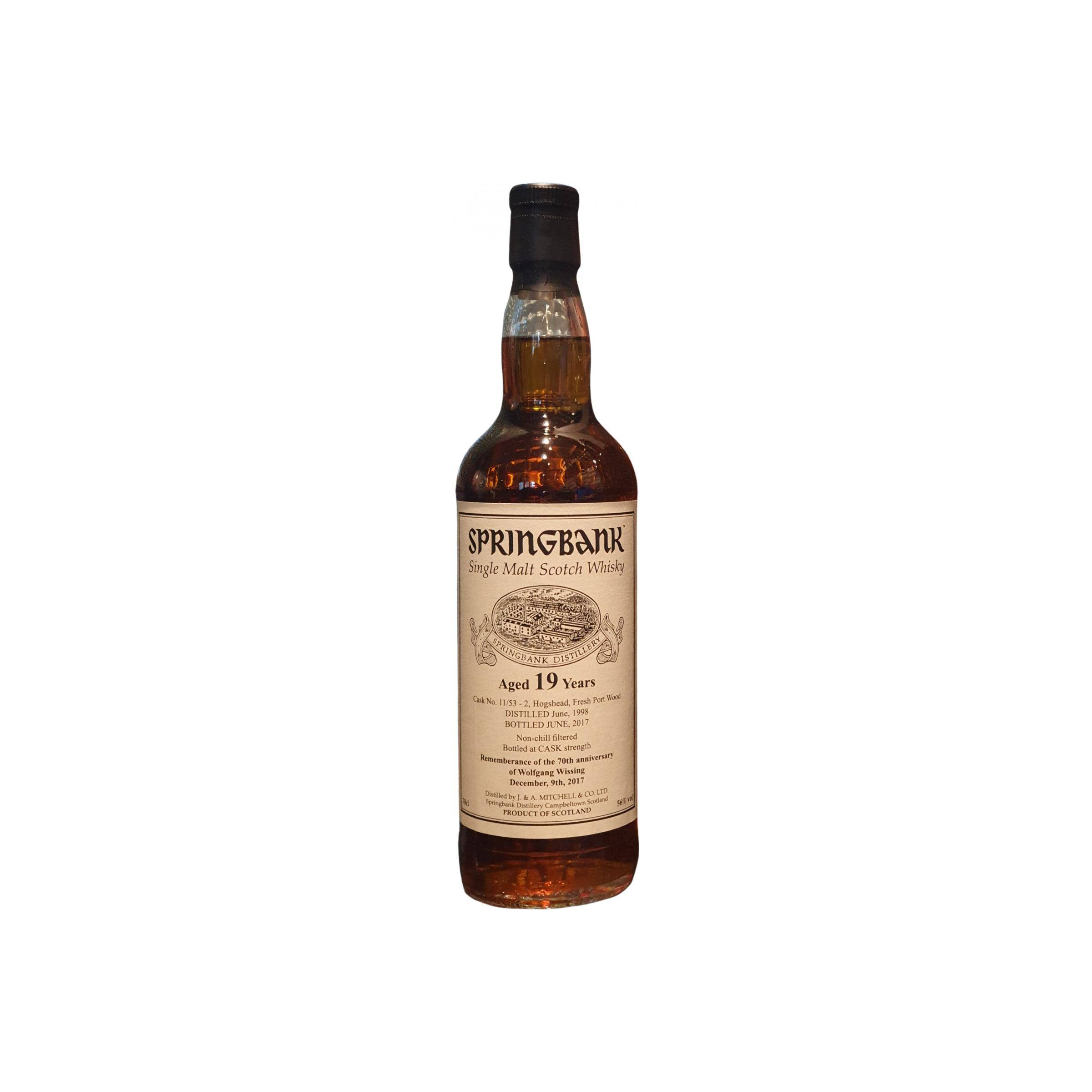 Springbank Private Cask 1998 19 Years Single Malt Whisky