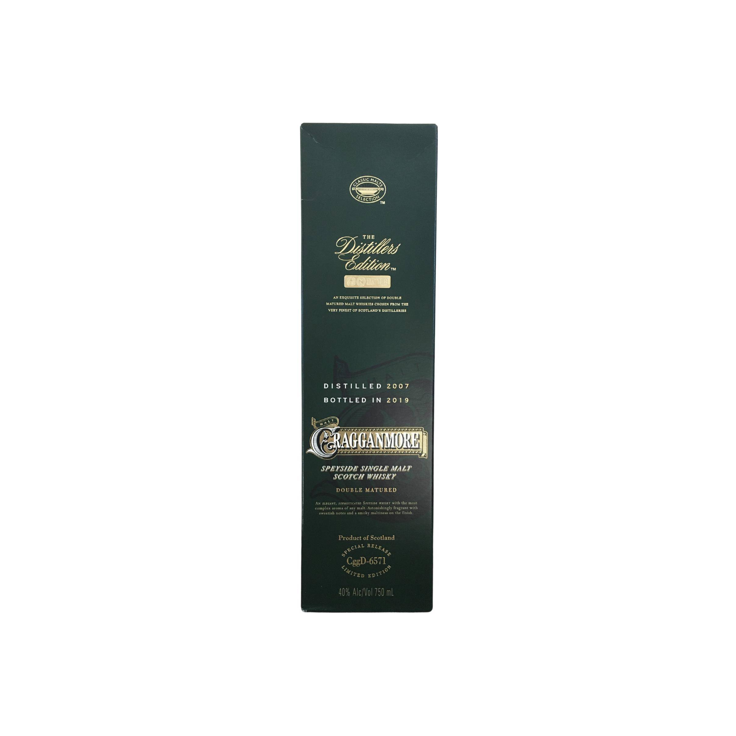 Cragganmore The Distillers Edition 2007 12 Years Single Malt Whisky 3