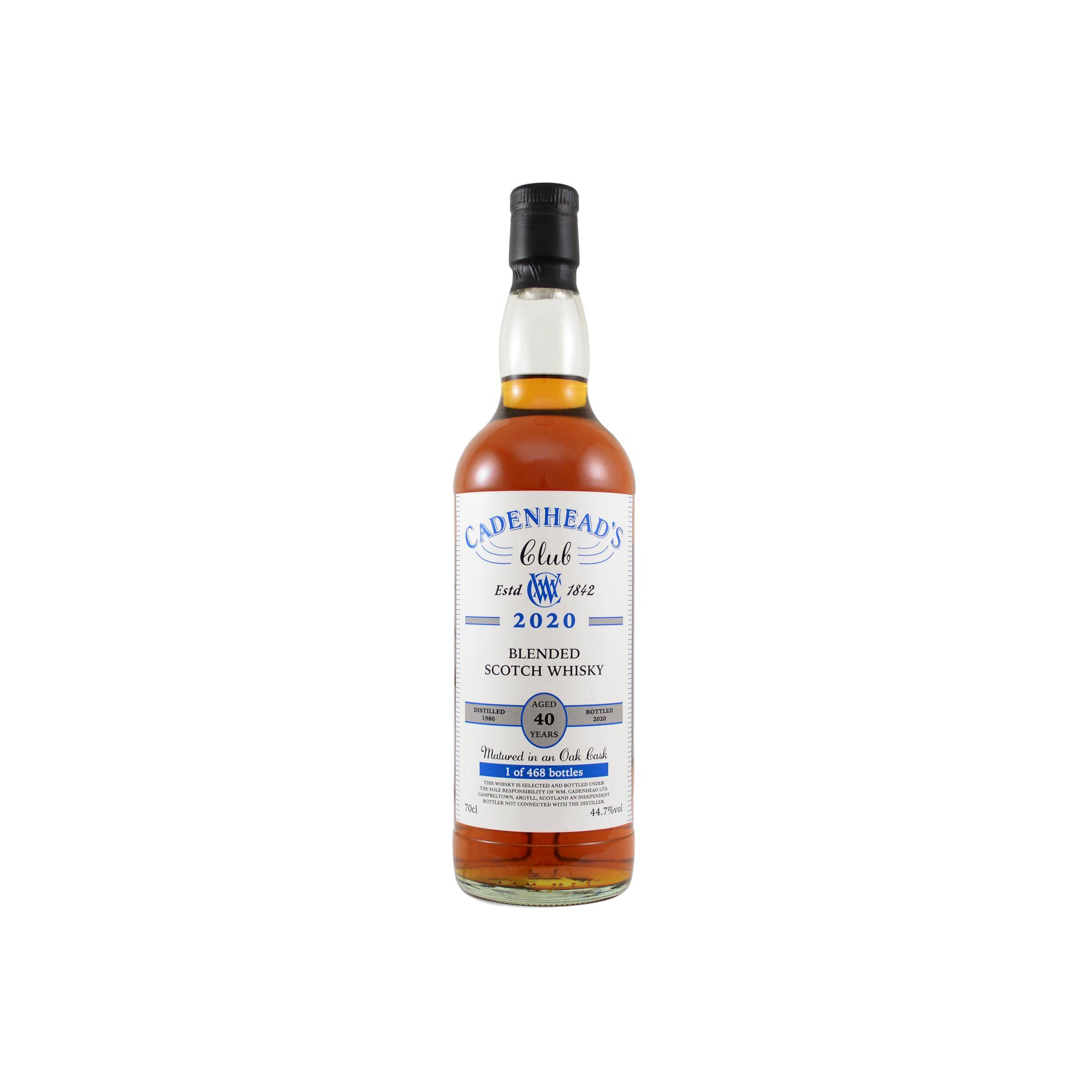 Cadenhead 1980 40 Years Blended Whisky