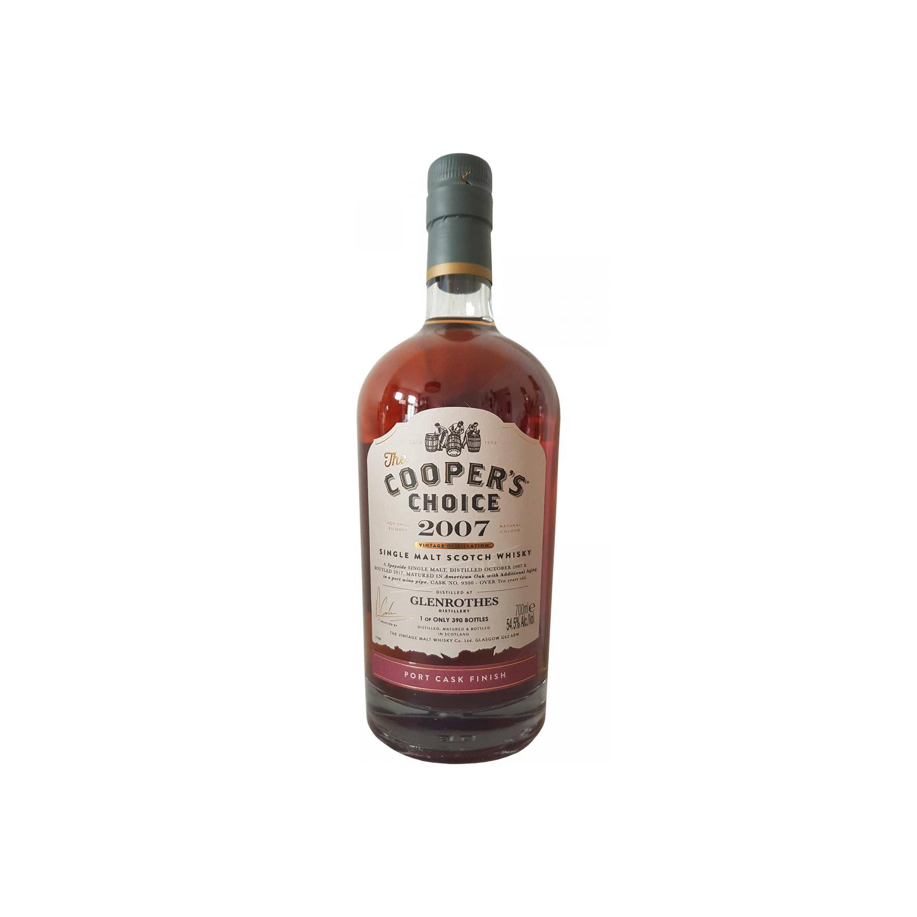 The Glenrothes The Cooper's Choice 2007 10 Years Single Malt Whisky