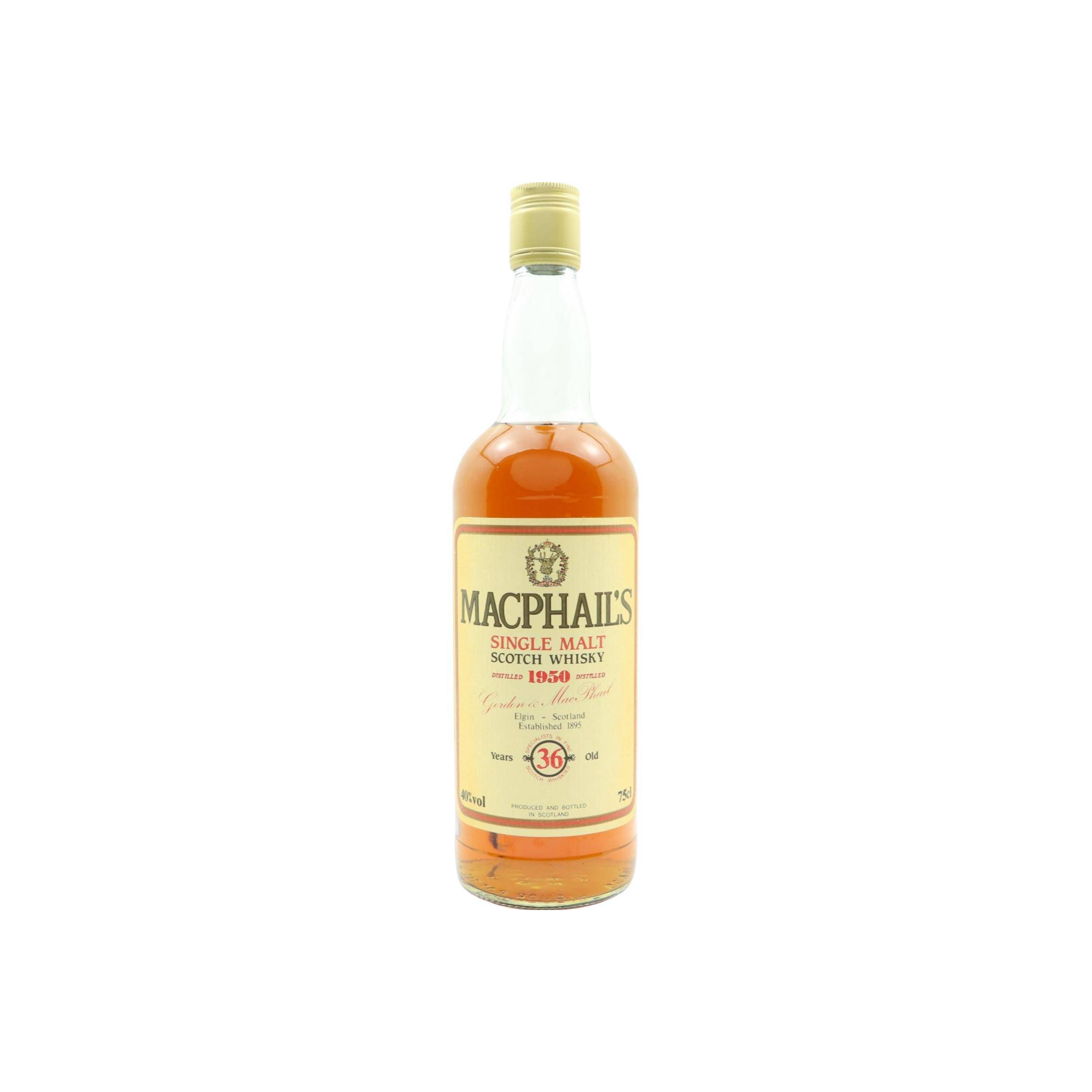 Gordon & MacPhail 1950 36 Years Single Malt Whisky