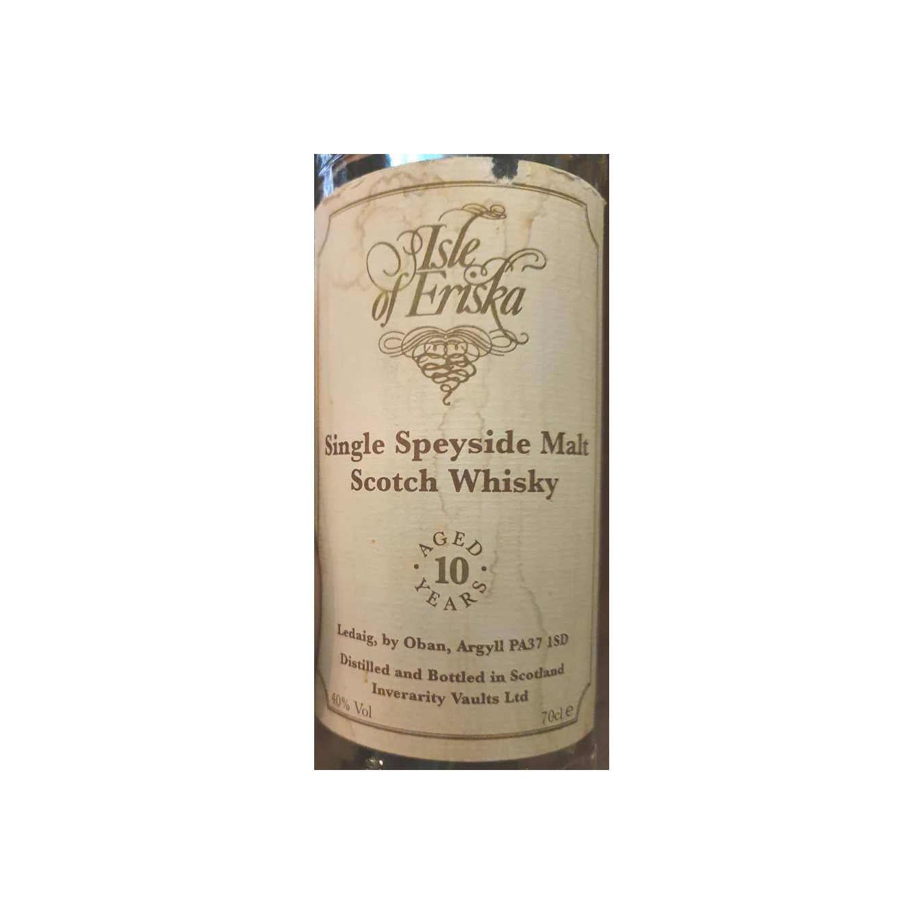 Single Speyside Malt Scotch Whisky 10-year-old