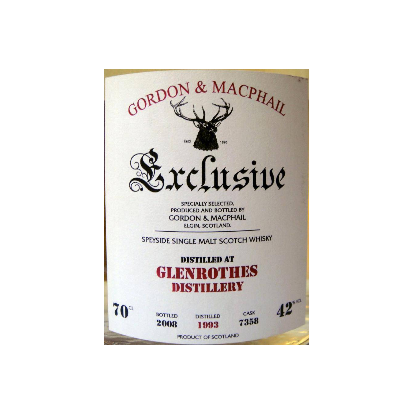 The Glenrothes 1993 15 Years Single Malt Whisky 2