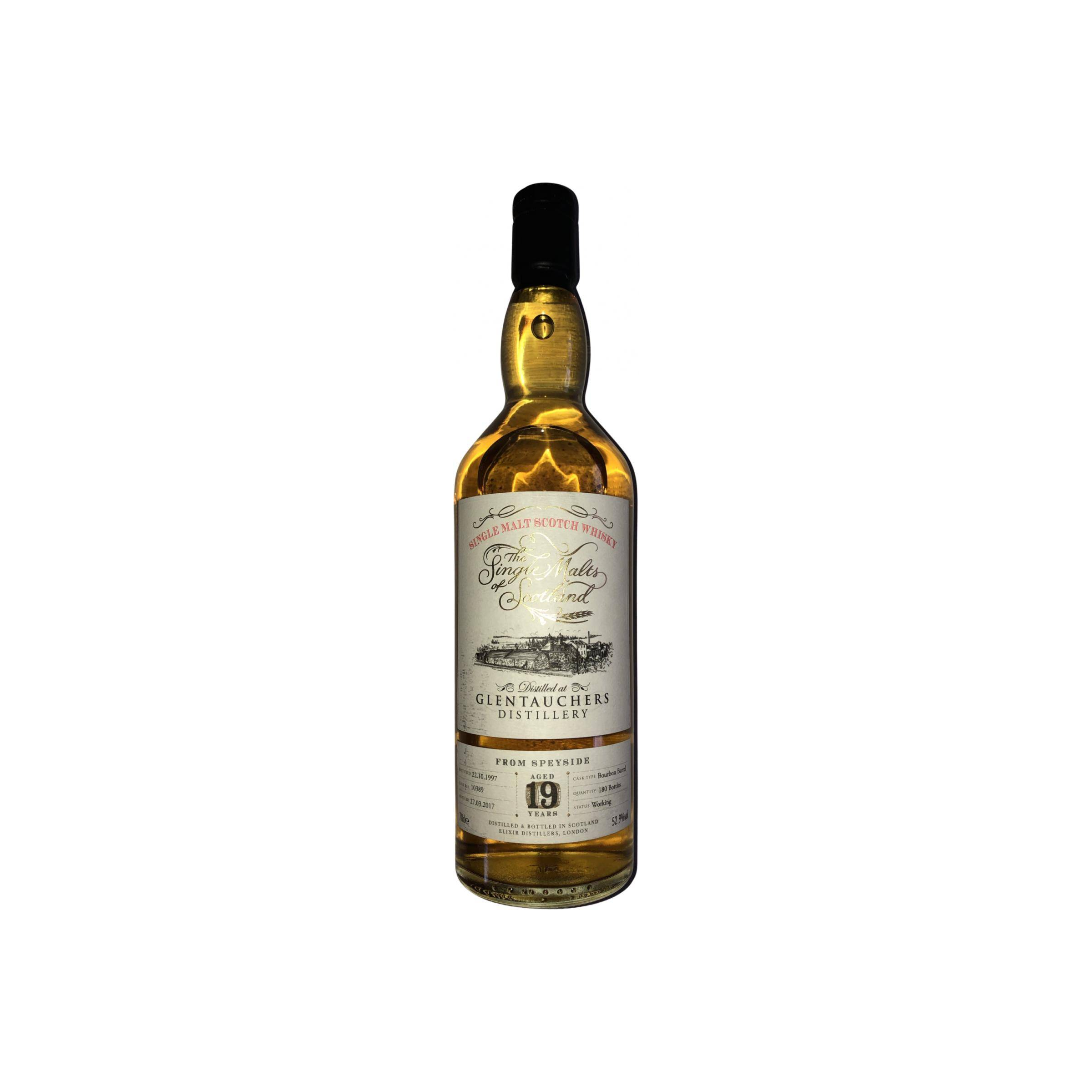 Glentauchers The Single Malts of Scotland 1997 19 Years Single Malt Whisky