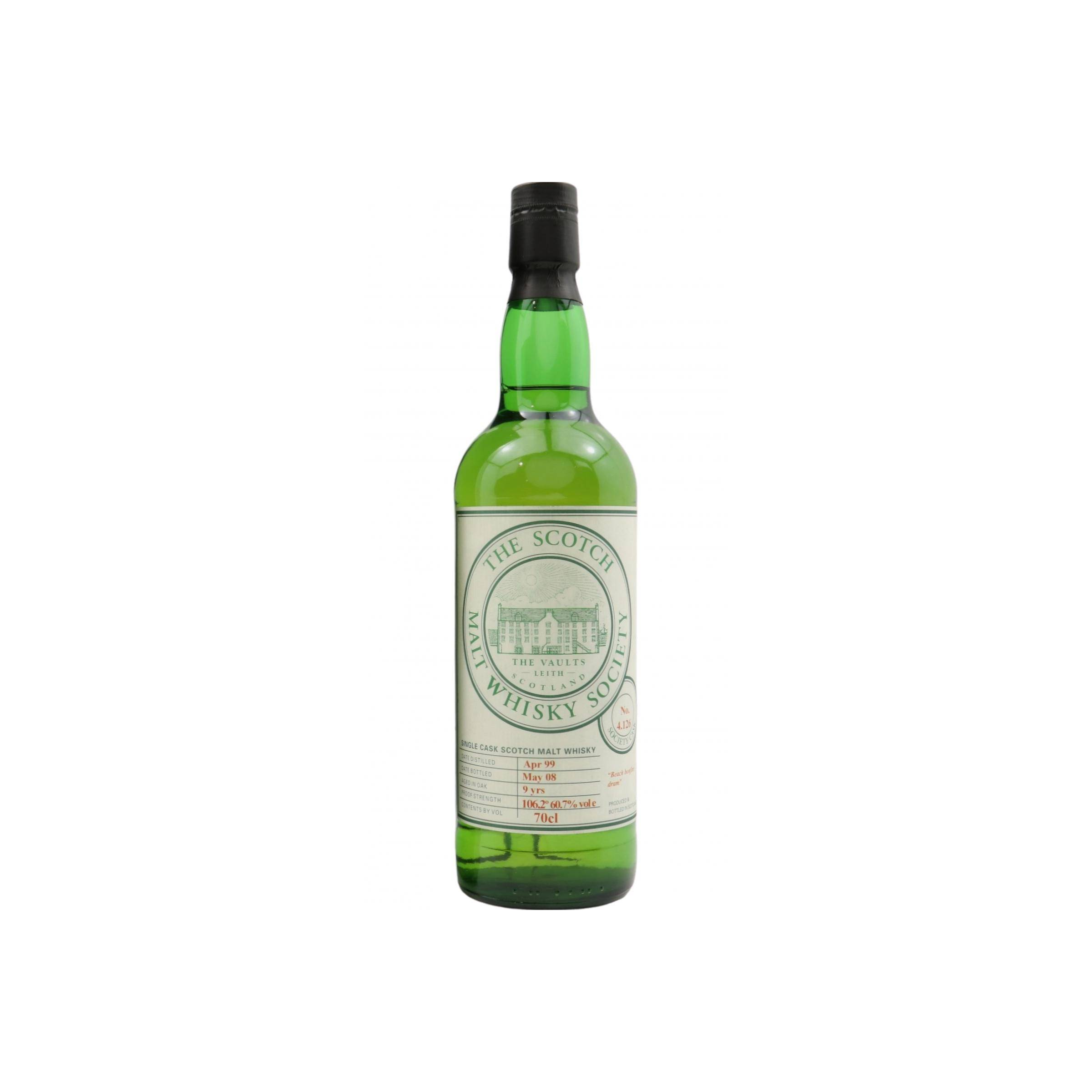 The Scotch Malt Whisky Society 1999 9 Years Single Malt Whisky