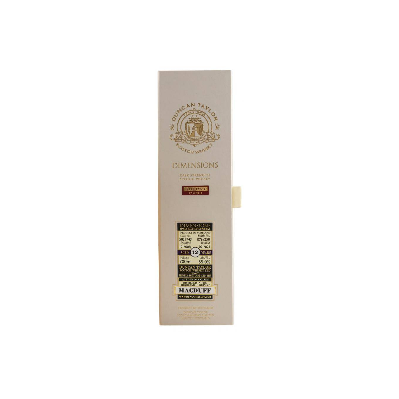 Macduff Dimensions 2008 12 Years Single Malt Whisky 2