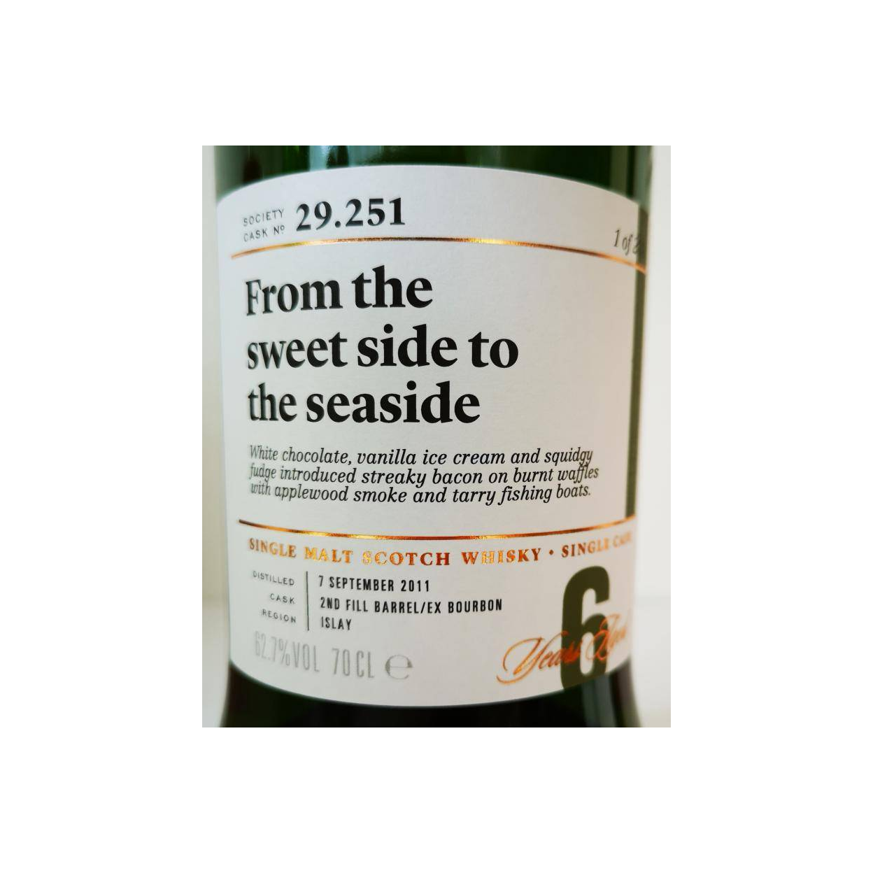 The Scotch Malt Whisky Society 2011 6 Years Single Malt Whisky 2