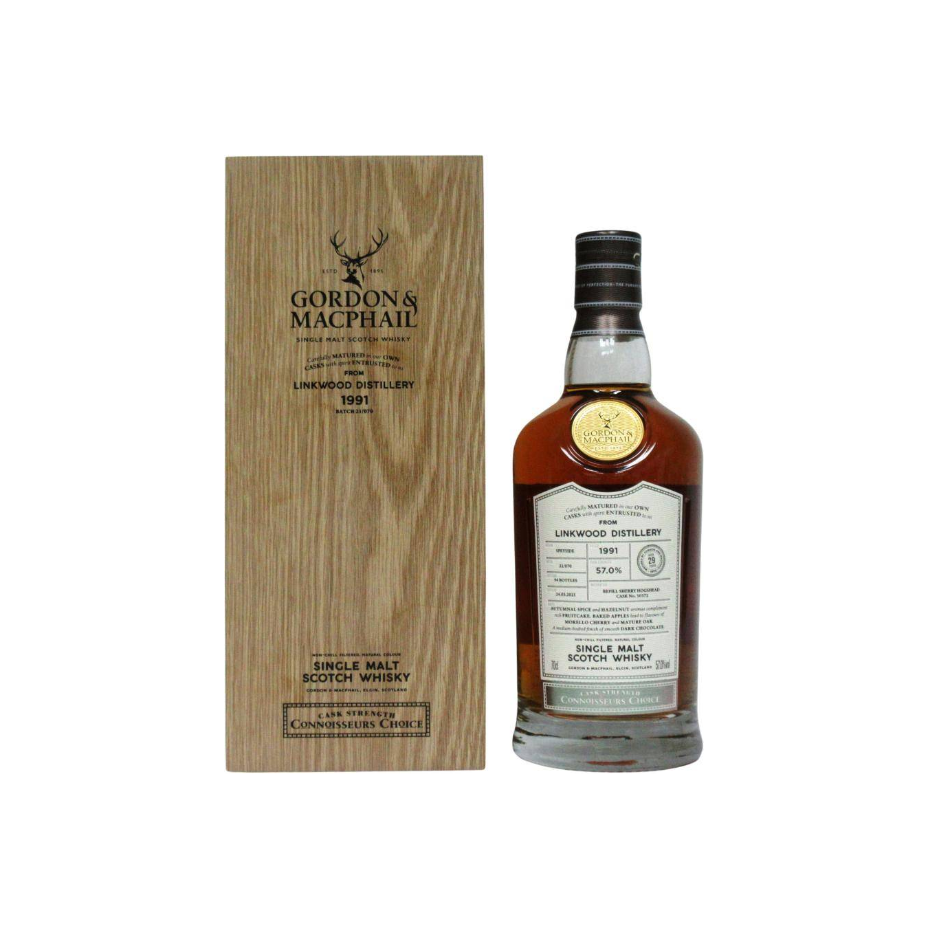 Linkwood Connoisseurs Choice - Cask Strength 1991 29 Years Single Malt Whisky 3