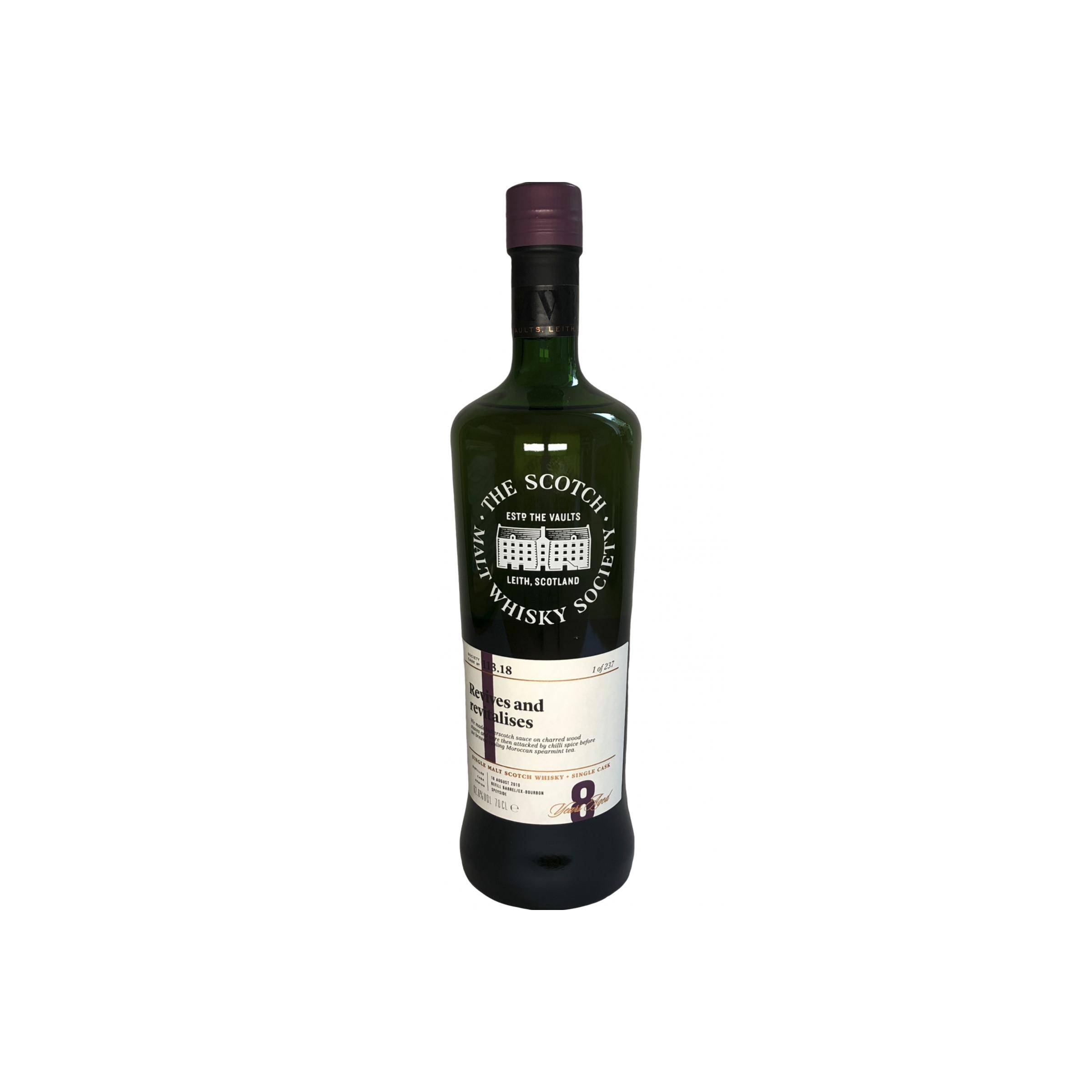 The Scotch Malt Whisky Society 2010 8 Years Single Malt Whisky