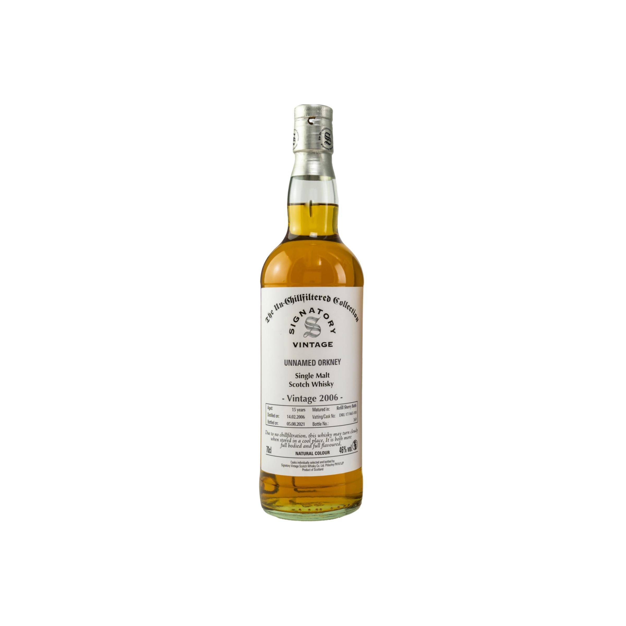 Signatory Vintage The Un-Chillfiltered Collection 2006 15 Years Single Malt Whisky