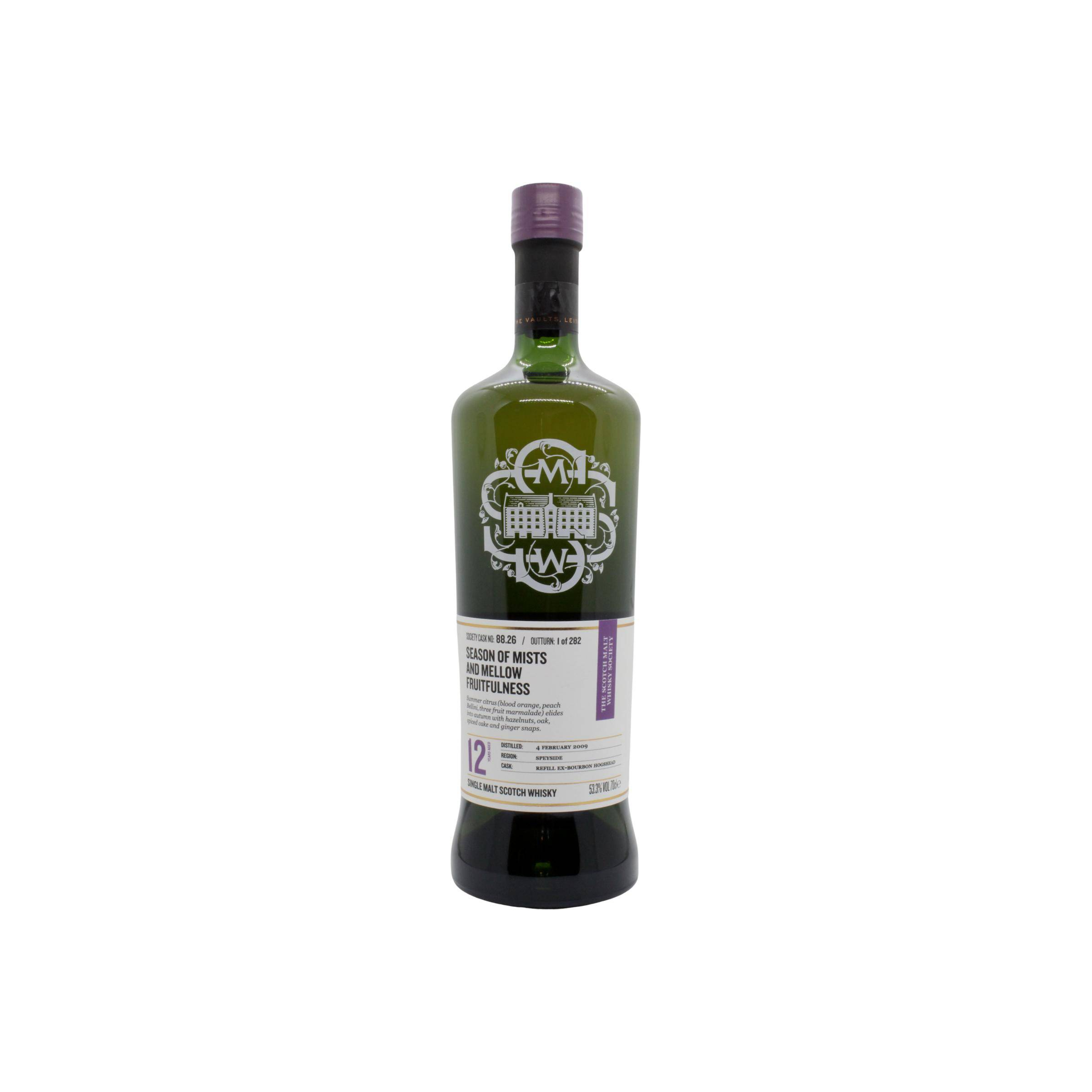 The Scotch Malt Whisky Society 2009 12 Years Single Malt Whisky