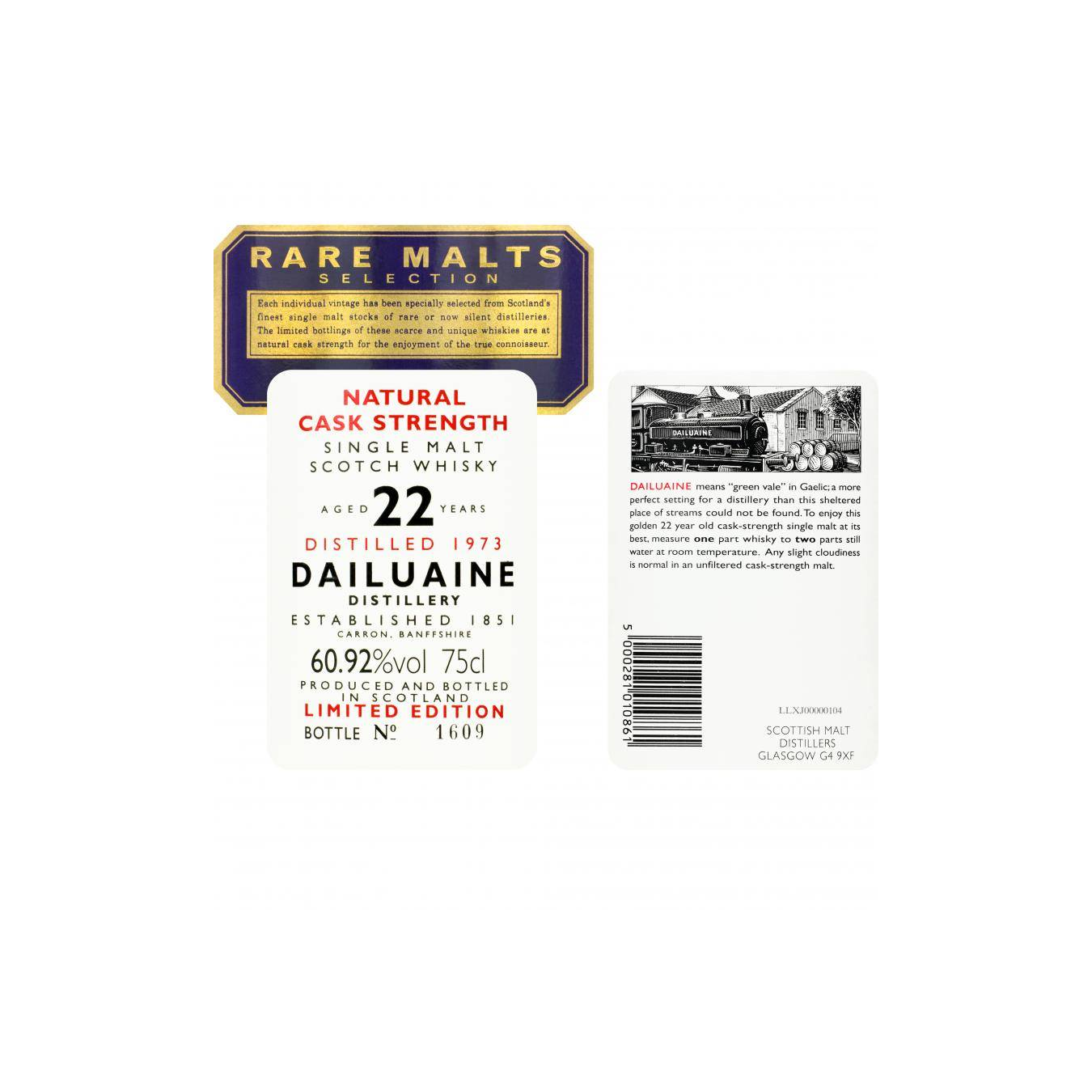 Dailuaine 1973 22 Years Single Malt Whisky 3