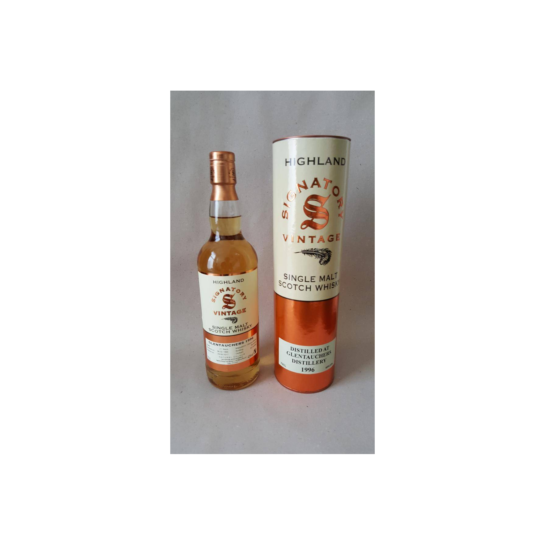 Glentauchers Vintage Collection 1996 21 Years Single Malt Whisky