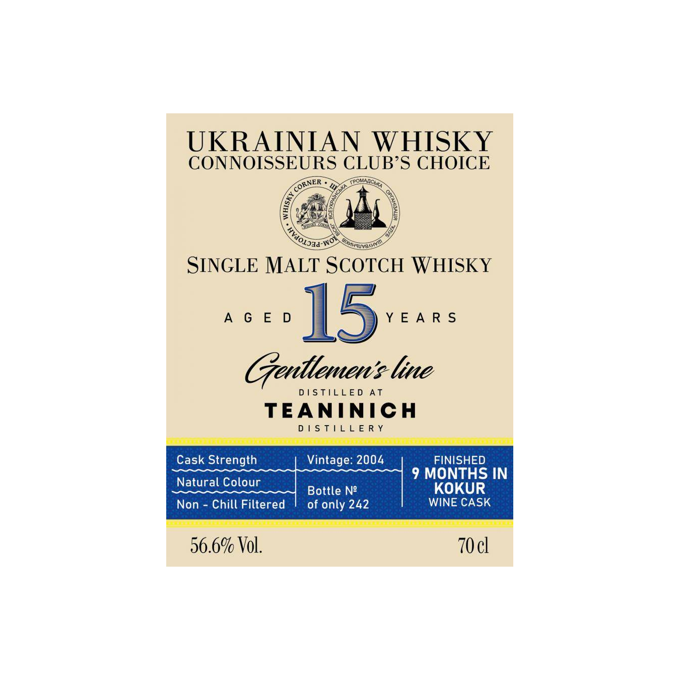 Teaninich 2004 15 Years Single Malt Whisky
