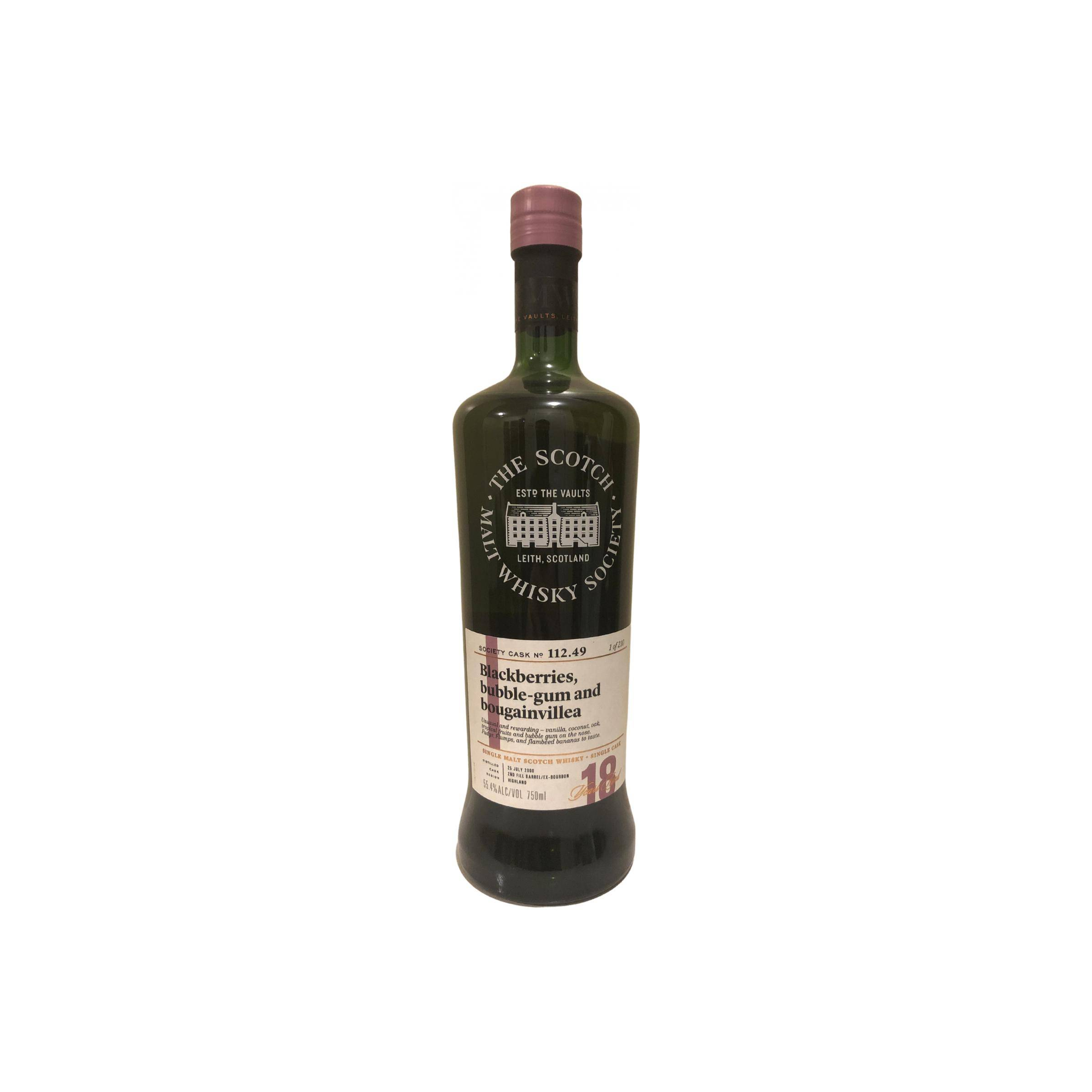 The Scotch Malt Whisky Society 2000 18 Years Single Malt Whisky