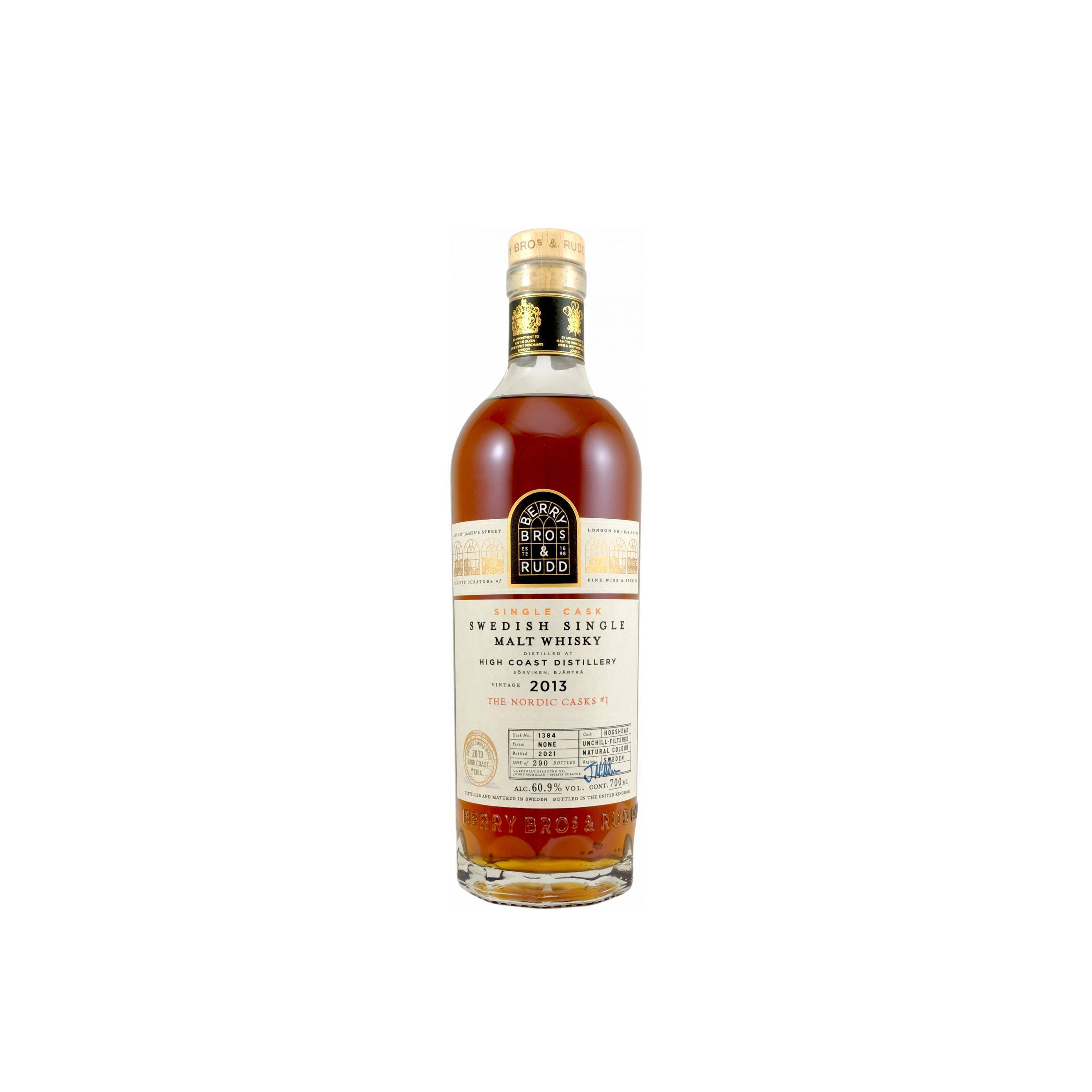 Berry Bros. & Rudd 2013 8 Years Single Malt Whisky