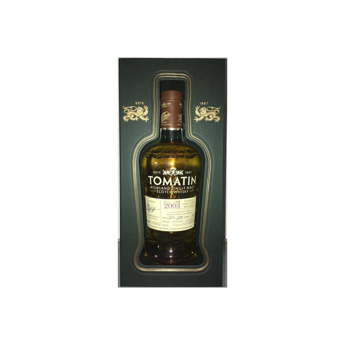 Tomatin Single Cask 2003 18 Years Single Malt Whisky 3