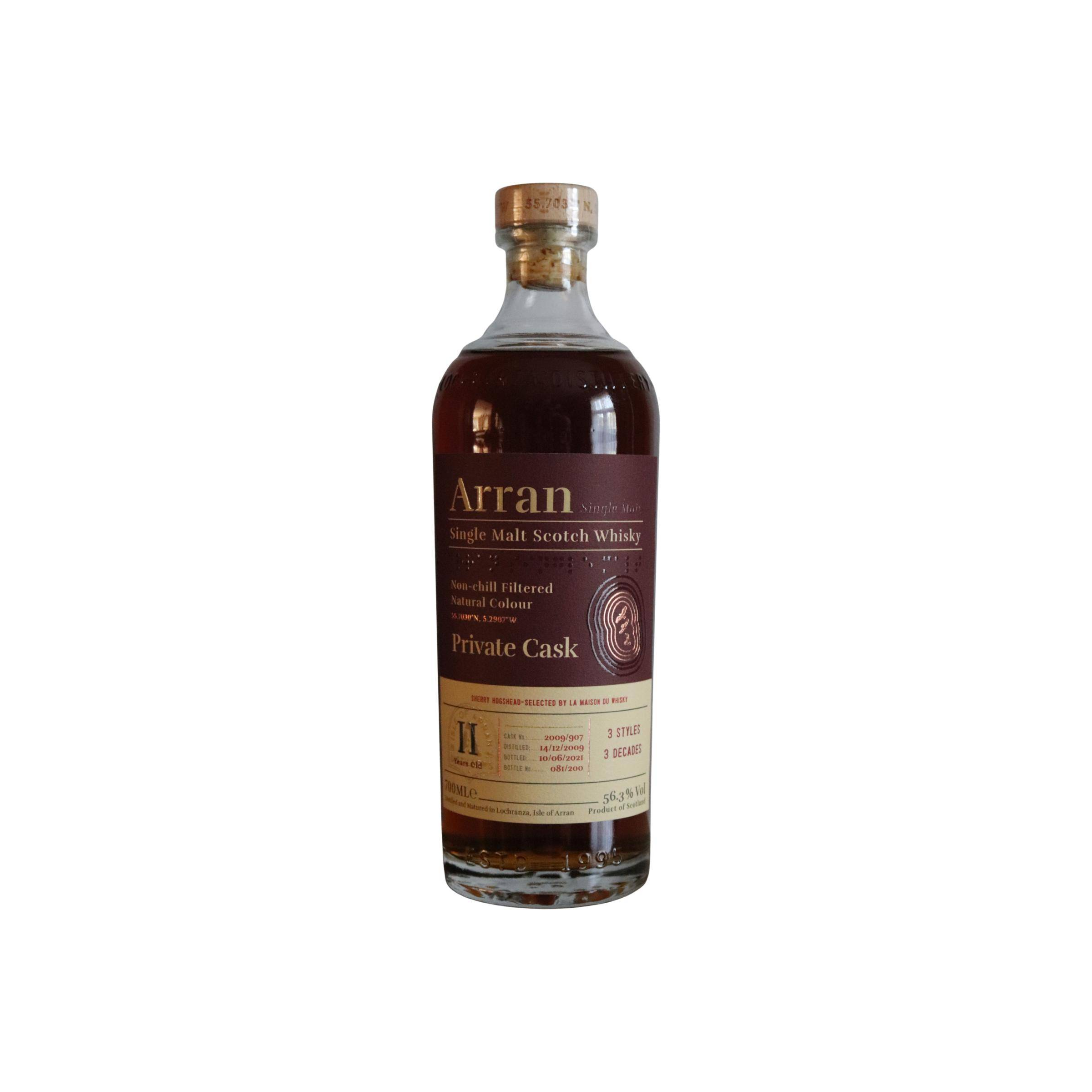 Arran Single Cask 2009 11 Years Single Malt Whisky