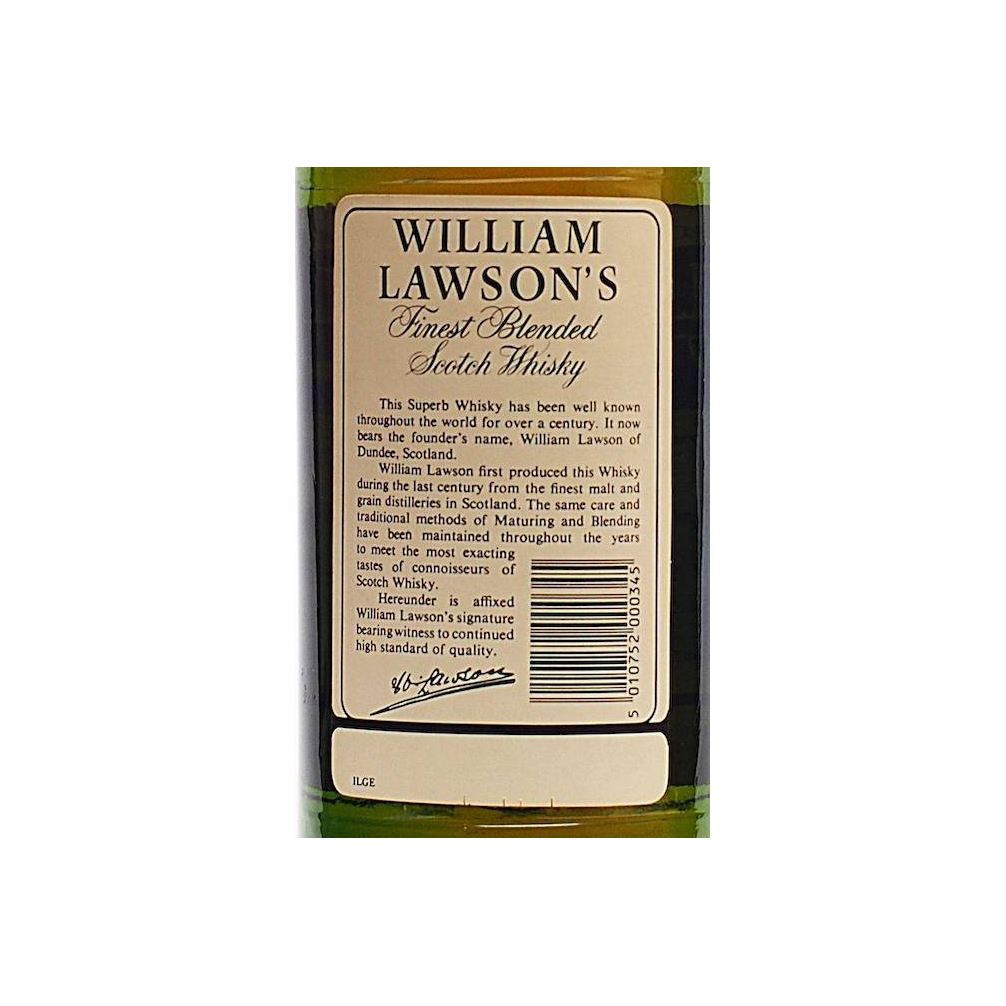William Lawson's Finest Blended Scotch Whisky 2